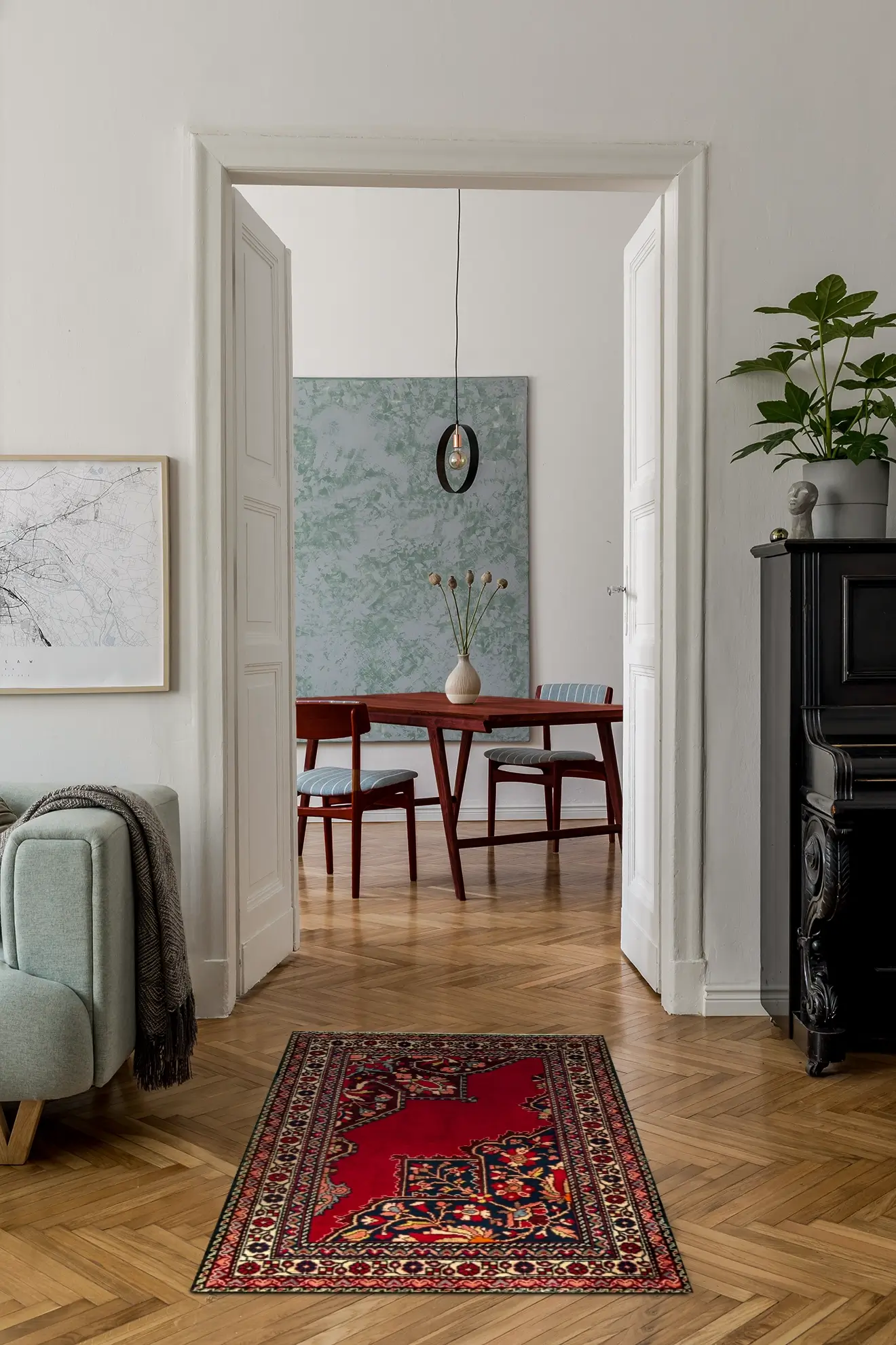 Thumbnail 13 for Persian Tafresh Traditional Rug 73262