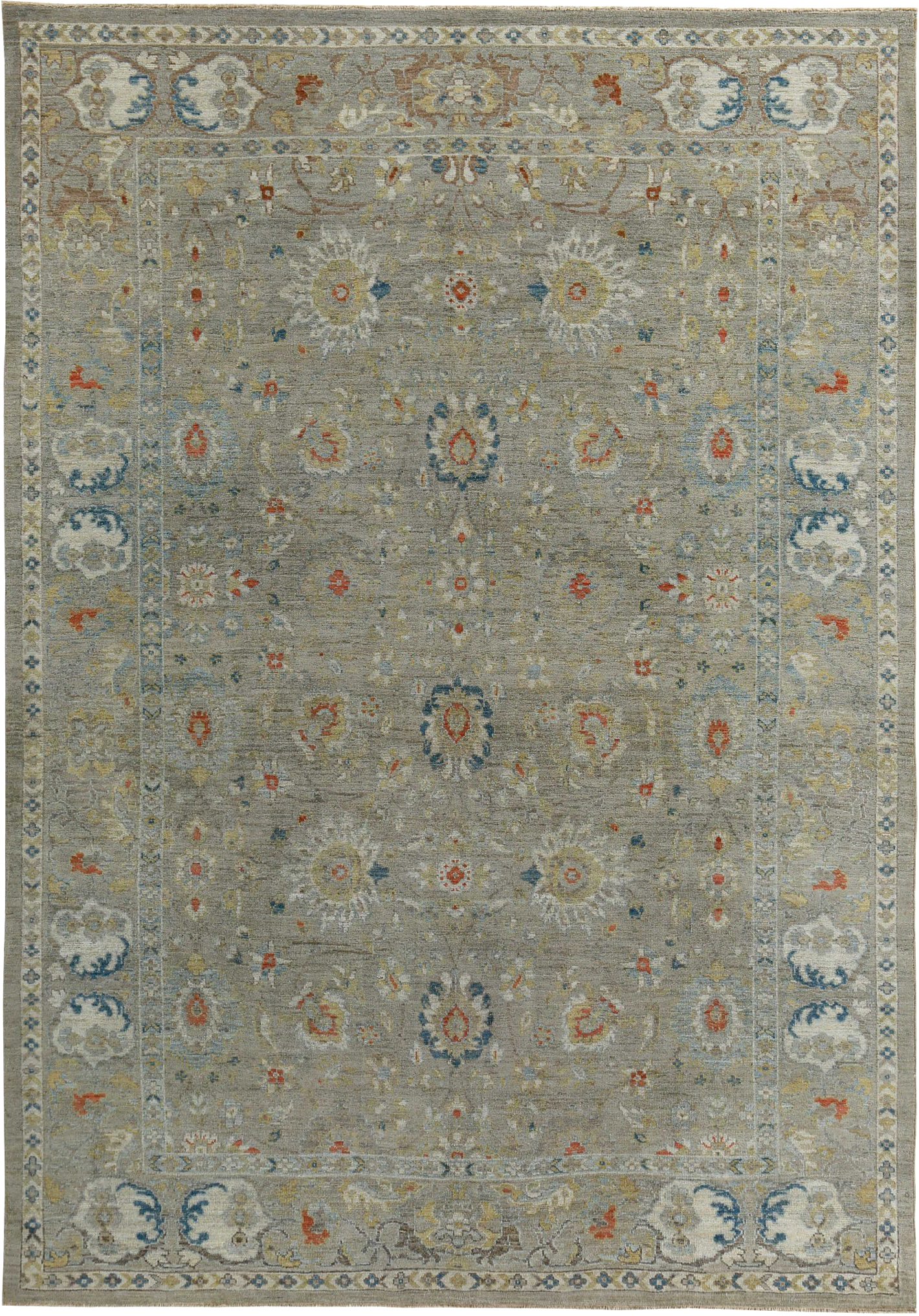 Thumbnail 3 for Persian Sultanabad Traditional Rug 89273