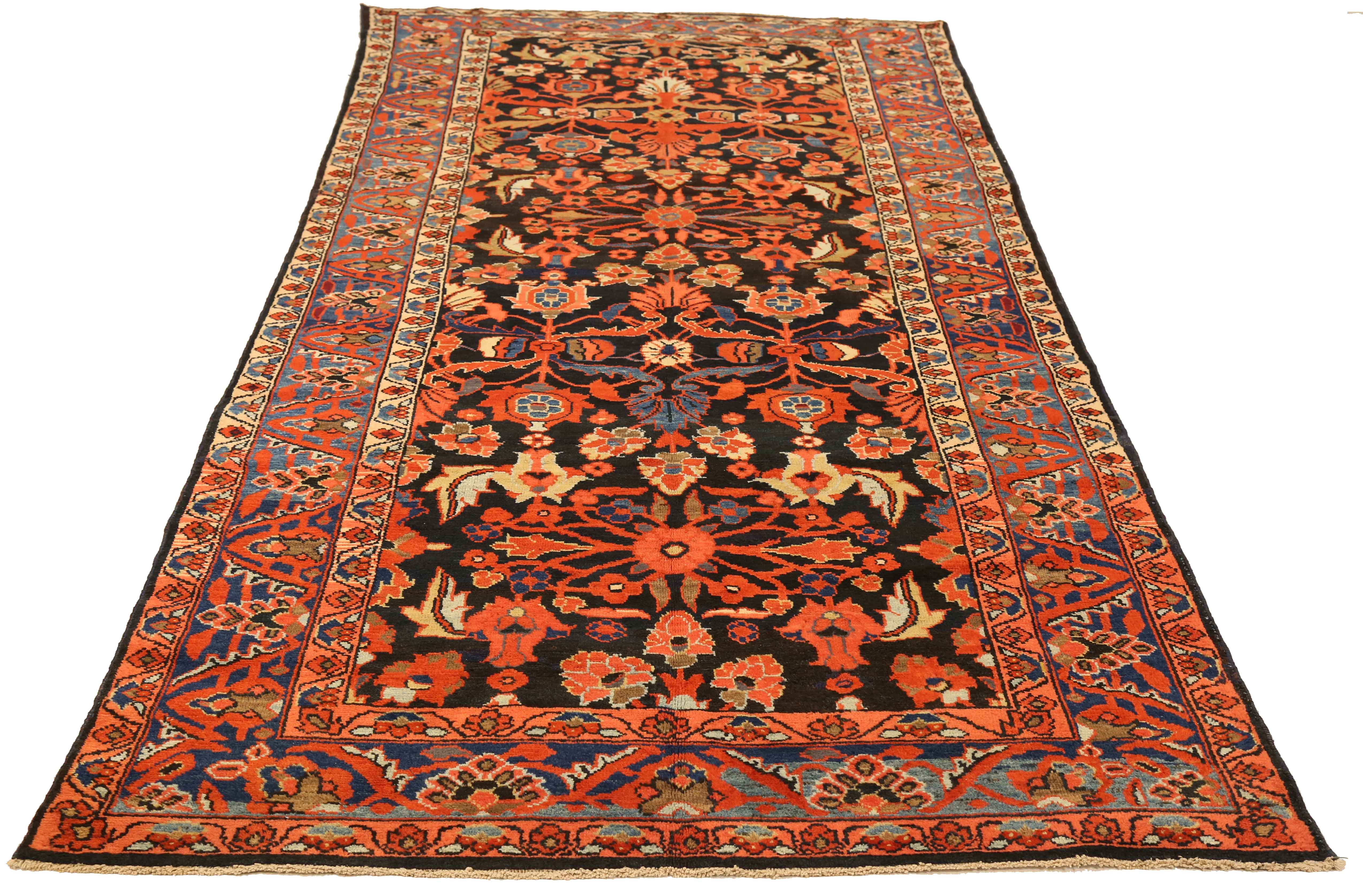 Thumbnail 4 for Antique Persian Malayer Traditional Rug 53219