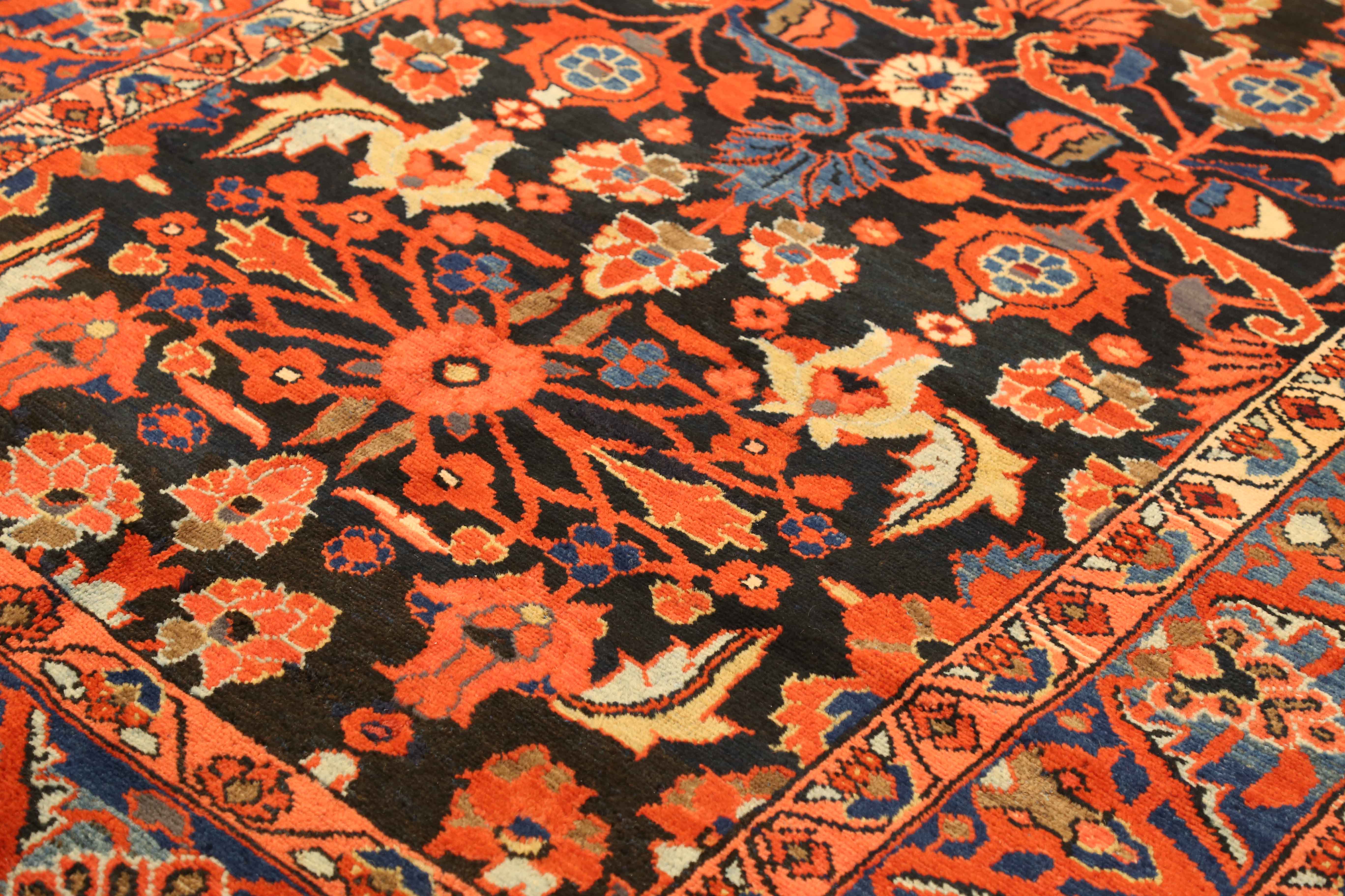 Thumbnail 2 for Antique Persian Malayer Traditional Rug 53219