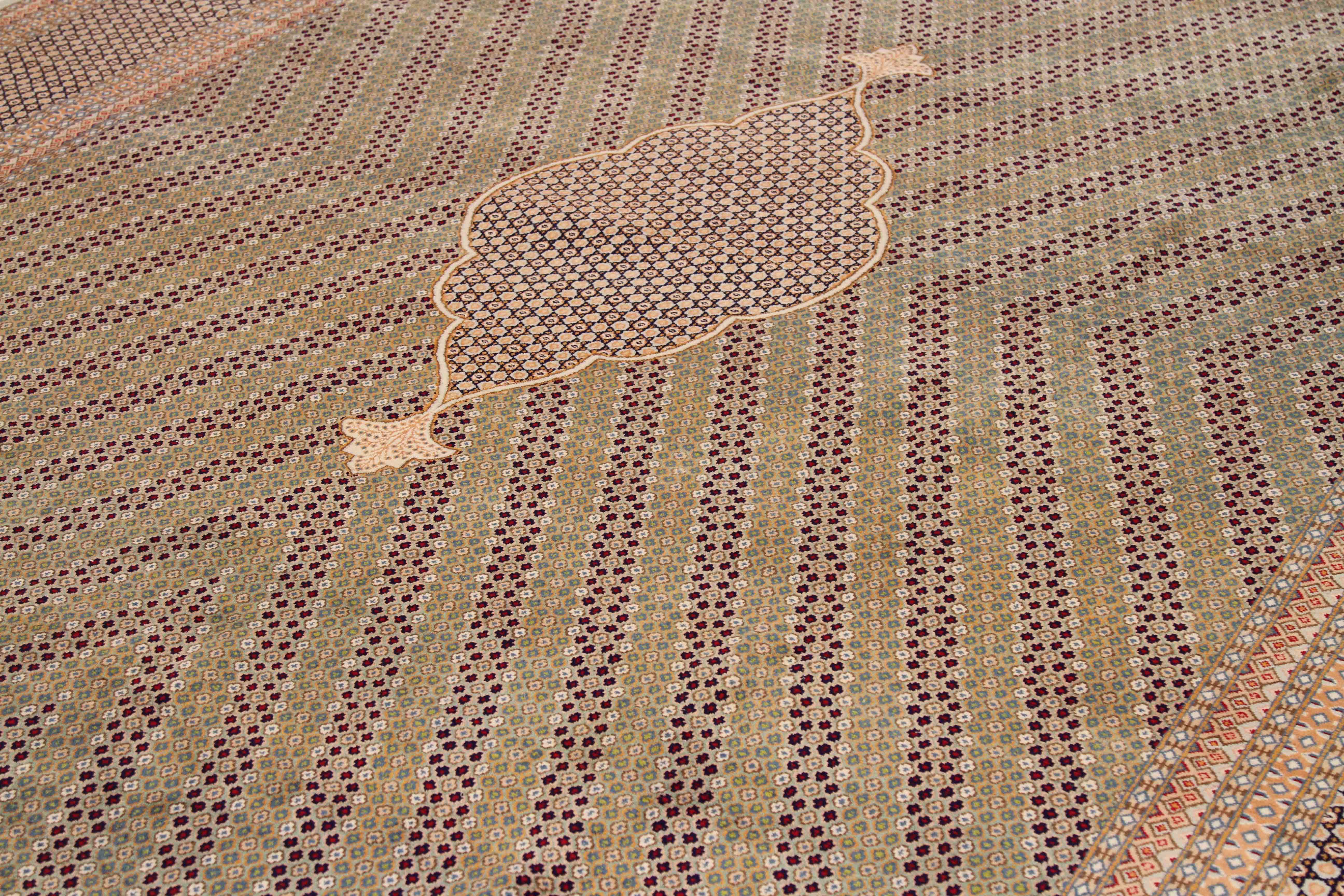 Thumbnail 3 for Antique Persian Kerman Transitional Rug 70452