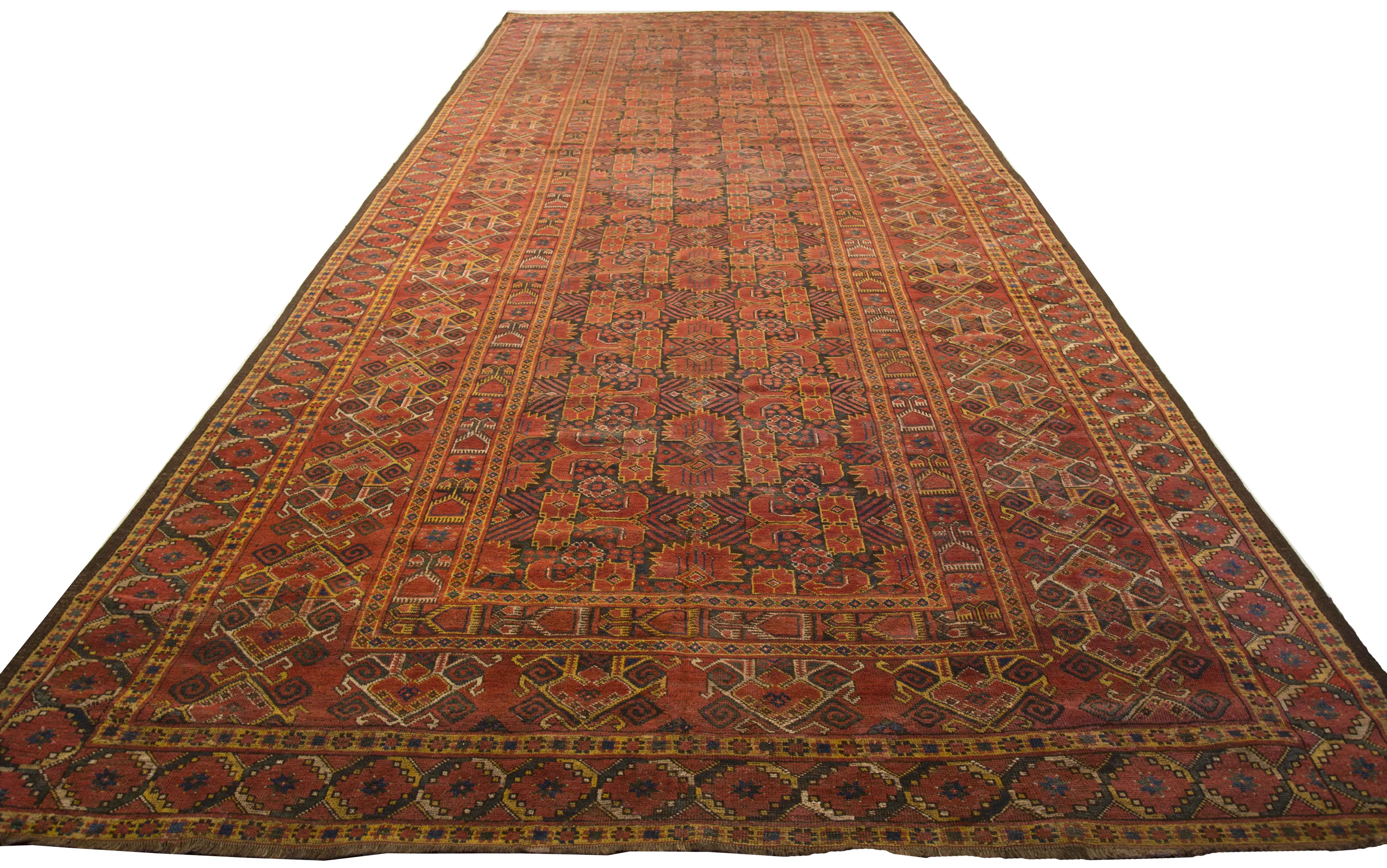 Thumbnail 6 for Vintage Afghanistan Tribal Rug 10570