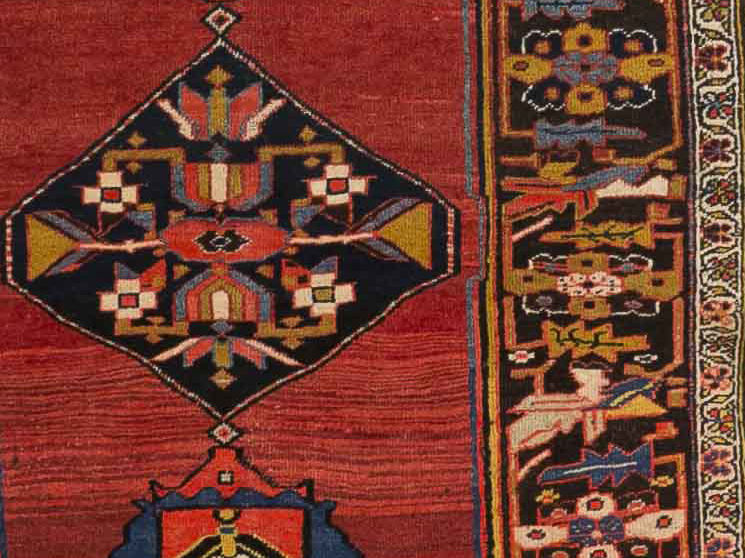 Thumbnail 6 for Persian Bijar Traditional Rug 10513