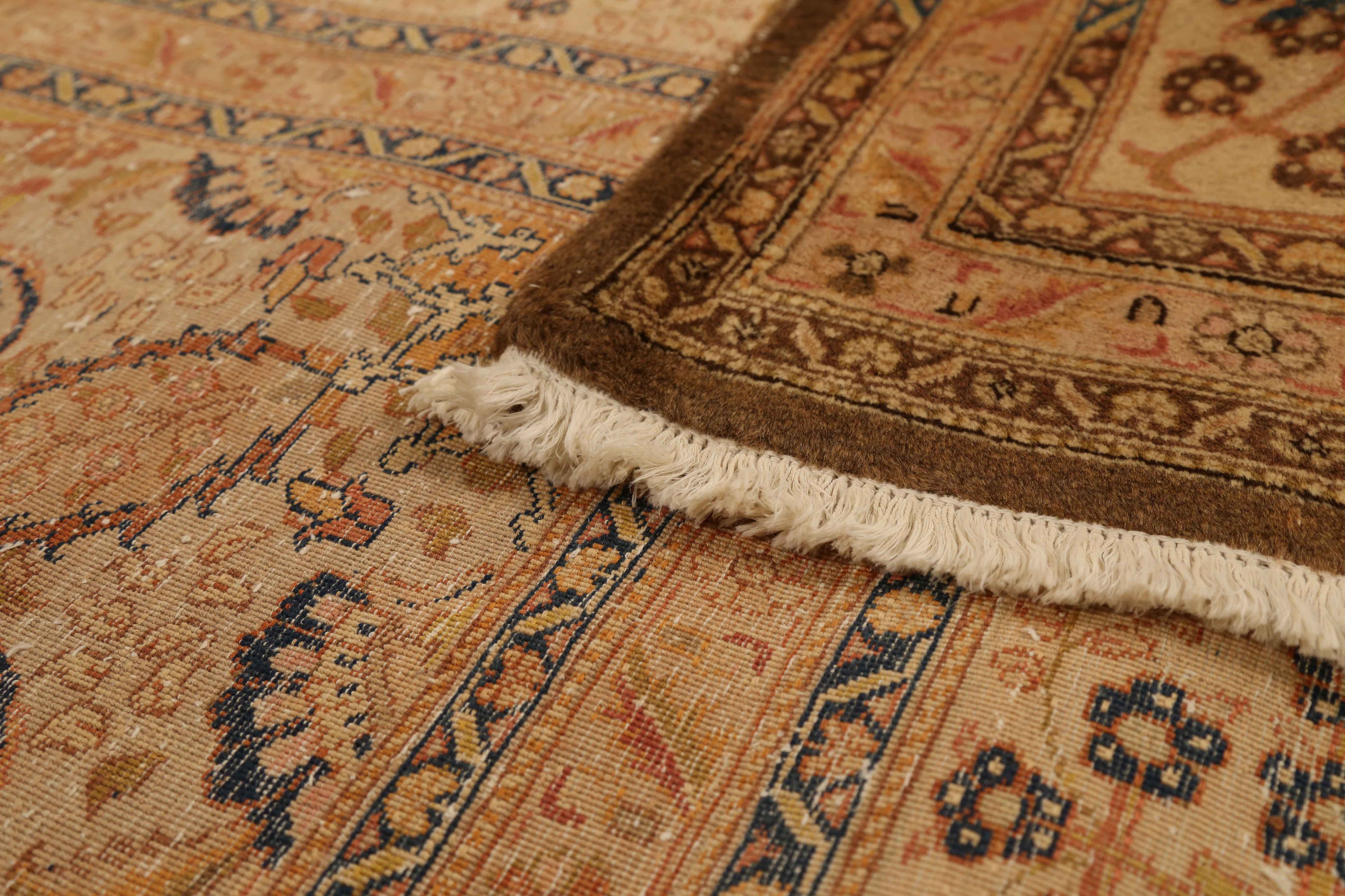 Thumbnail 4 for Antique Persian Tabriz Transitional Rug 71970