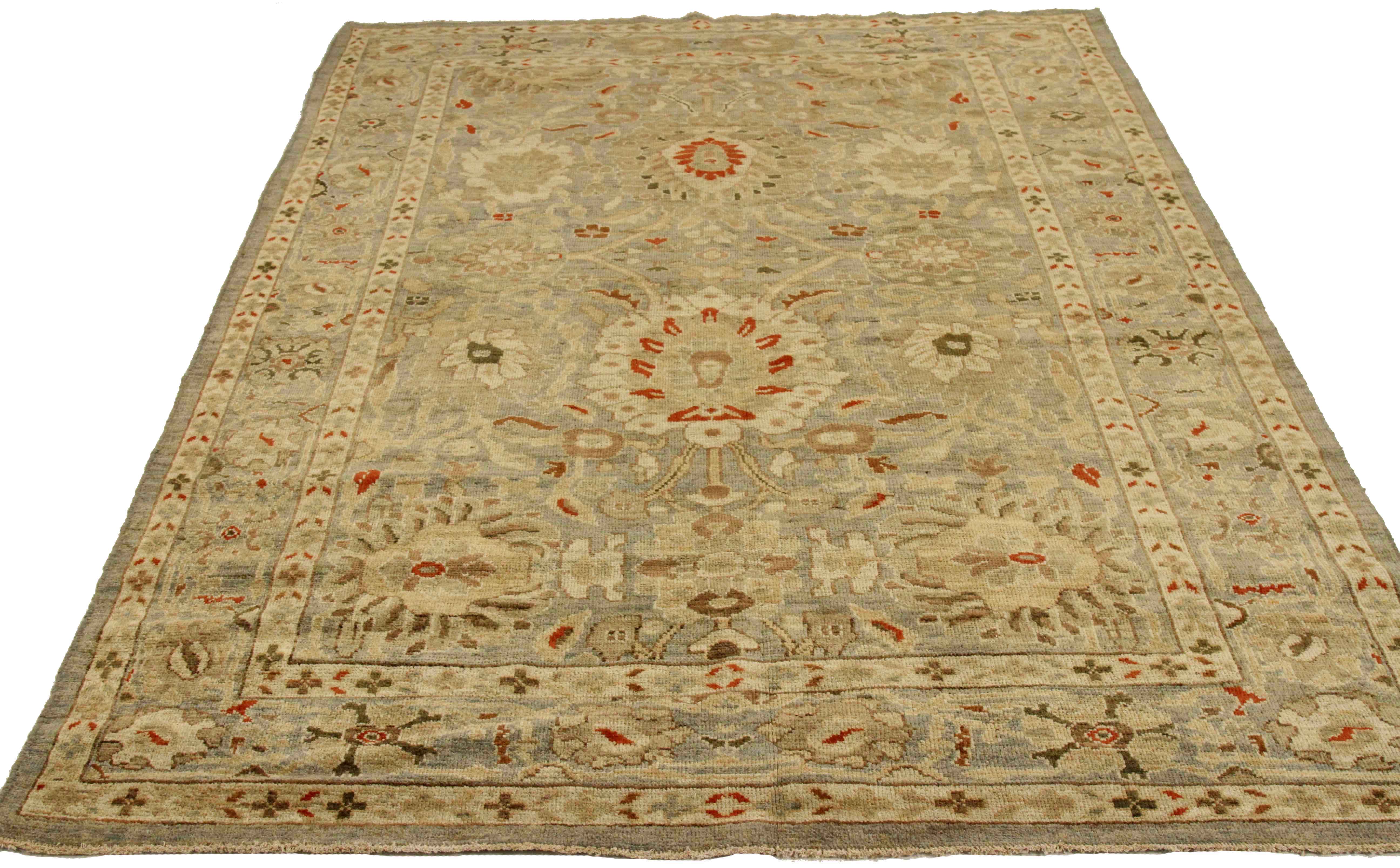 Thumbnail 7 for Turkey Sultanabad Transitional Rug 53439