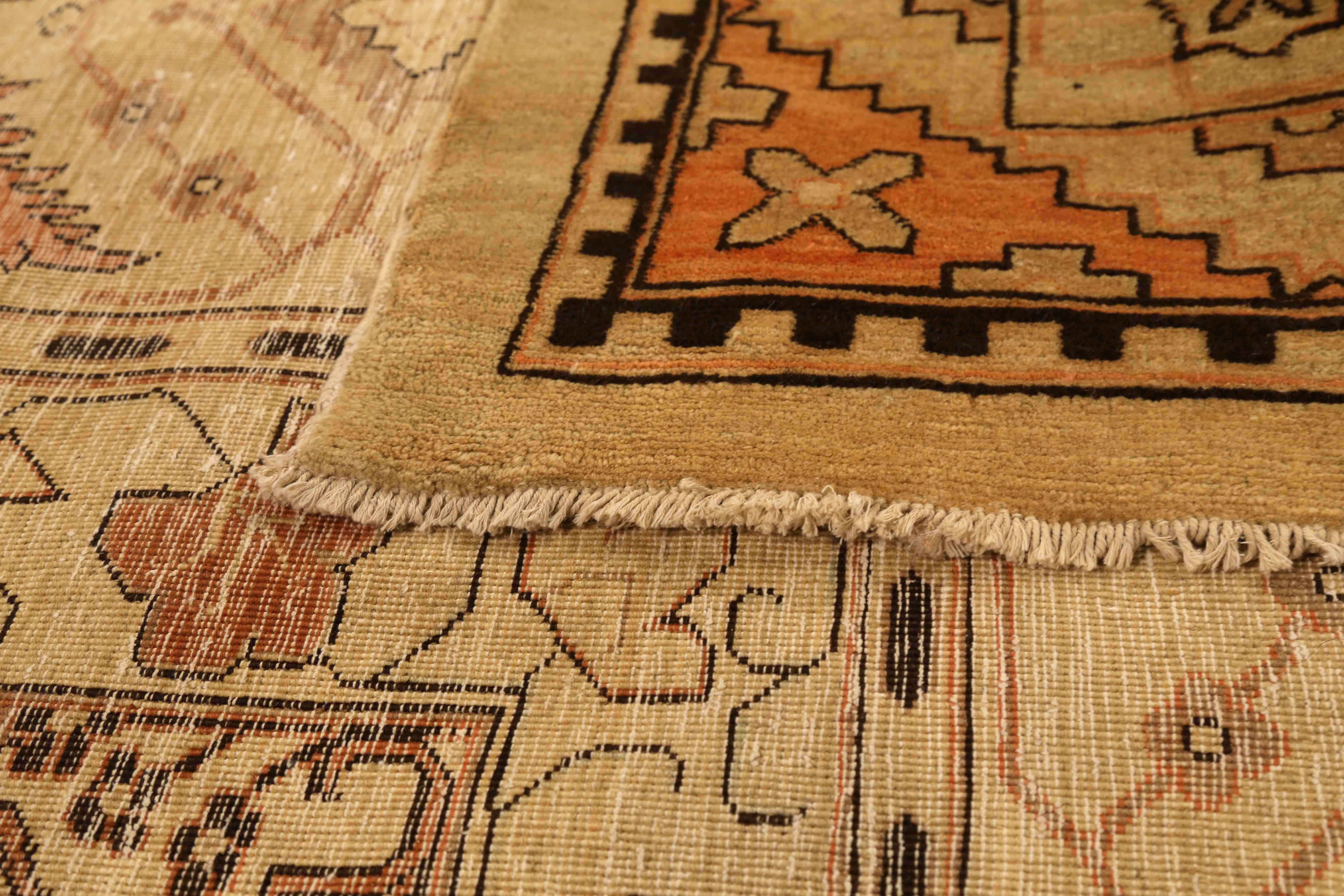 Thumbnail 4 for Antique Persian Tabriz Transitional Rug 71955