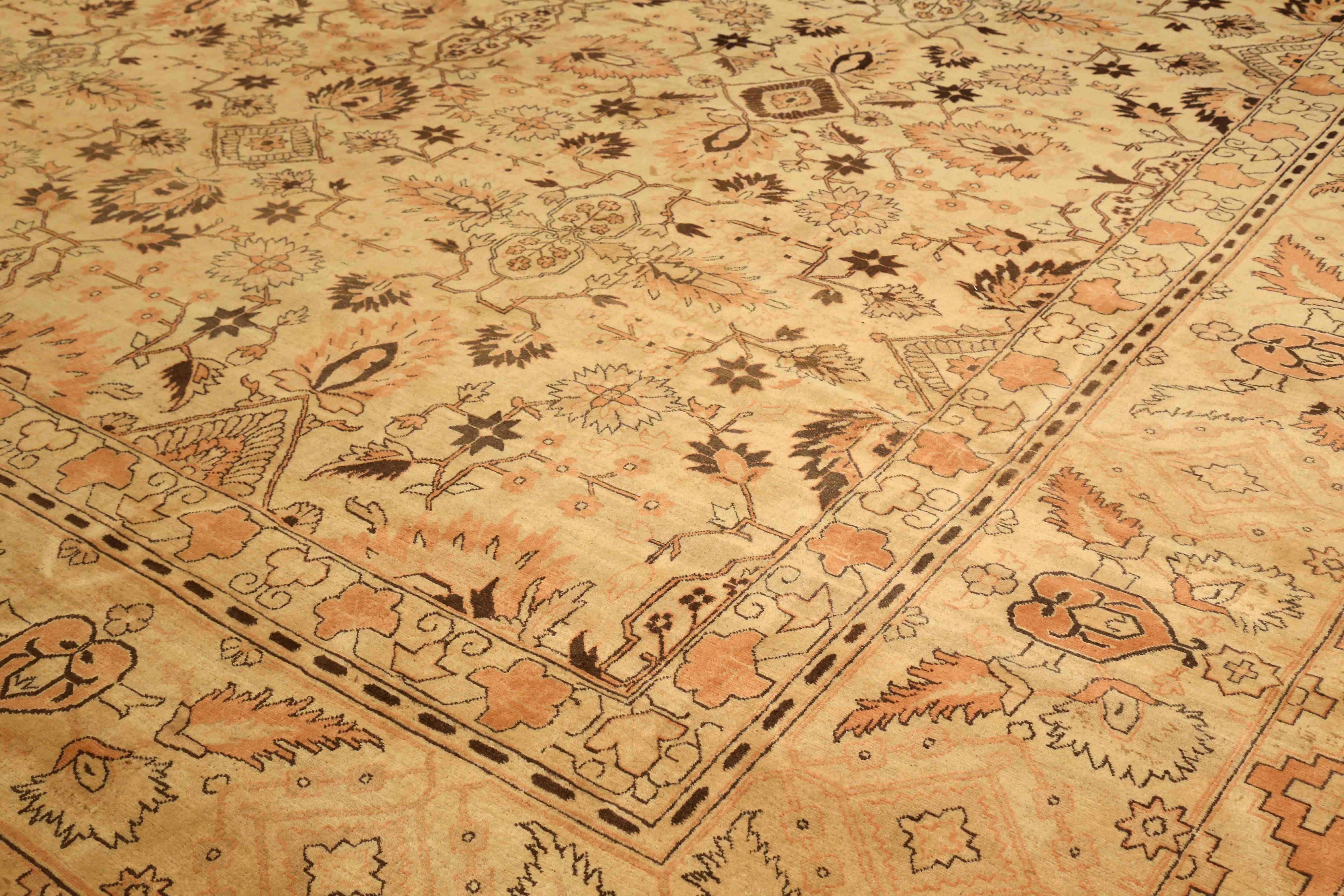 Thumbnail 2 for Antique Persian Tabriz Transitional Rug 71955