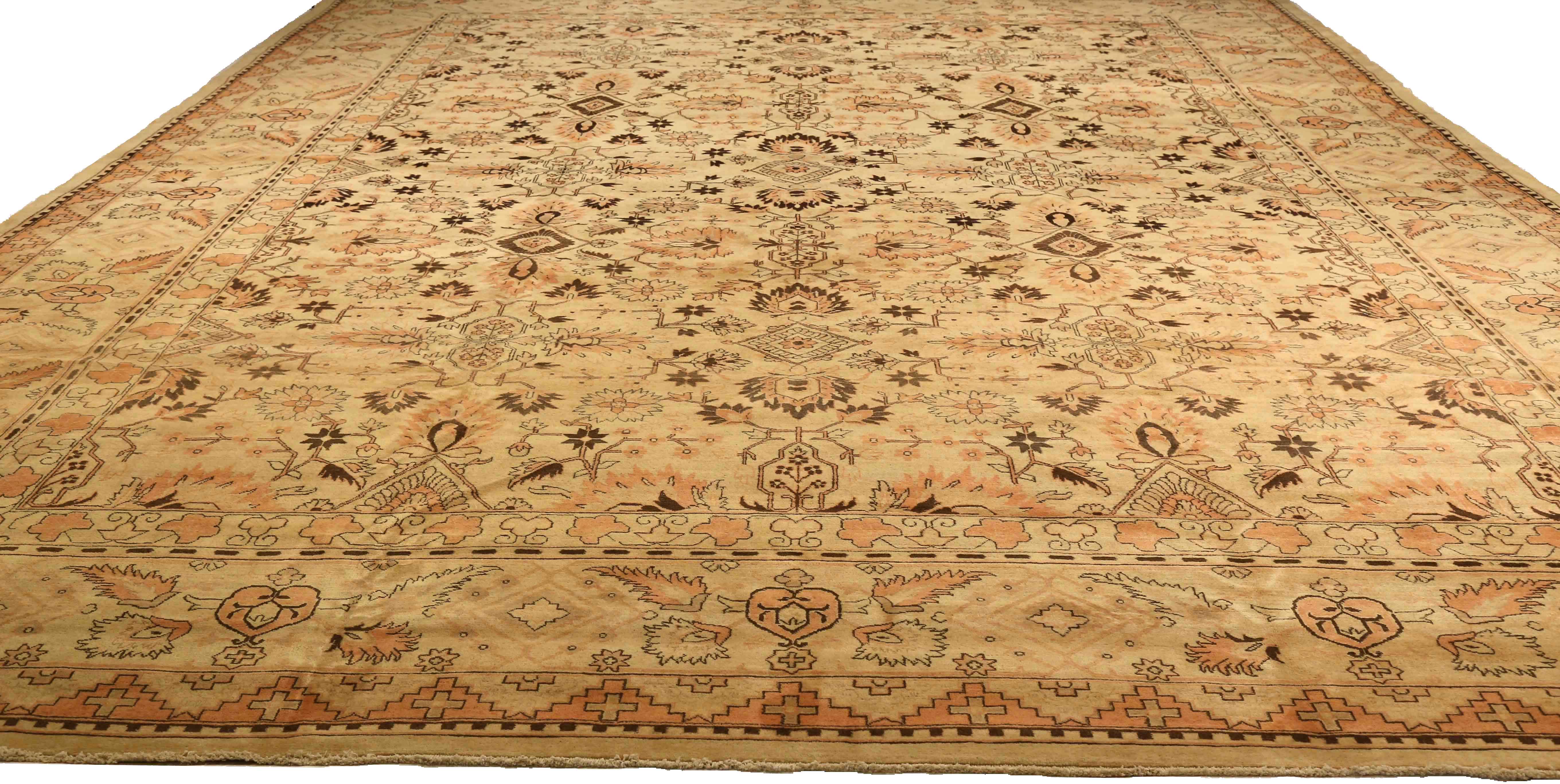 Thumbnail 3 for Antique Persian Tabriz Transitional Rug 71955
