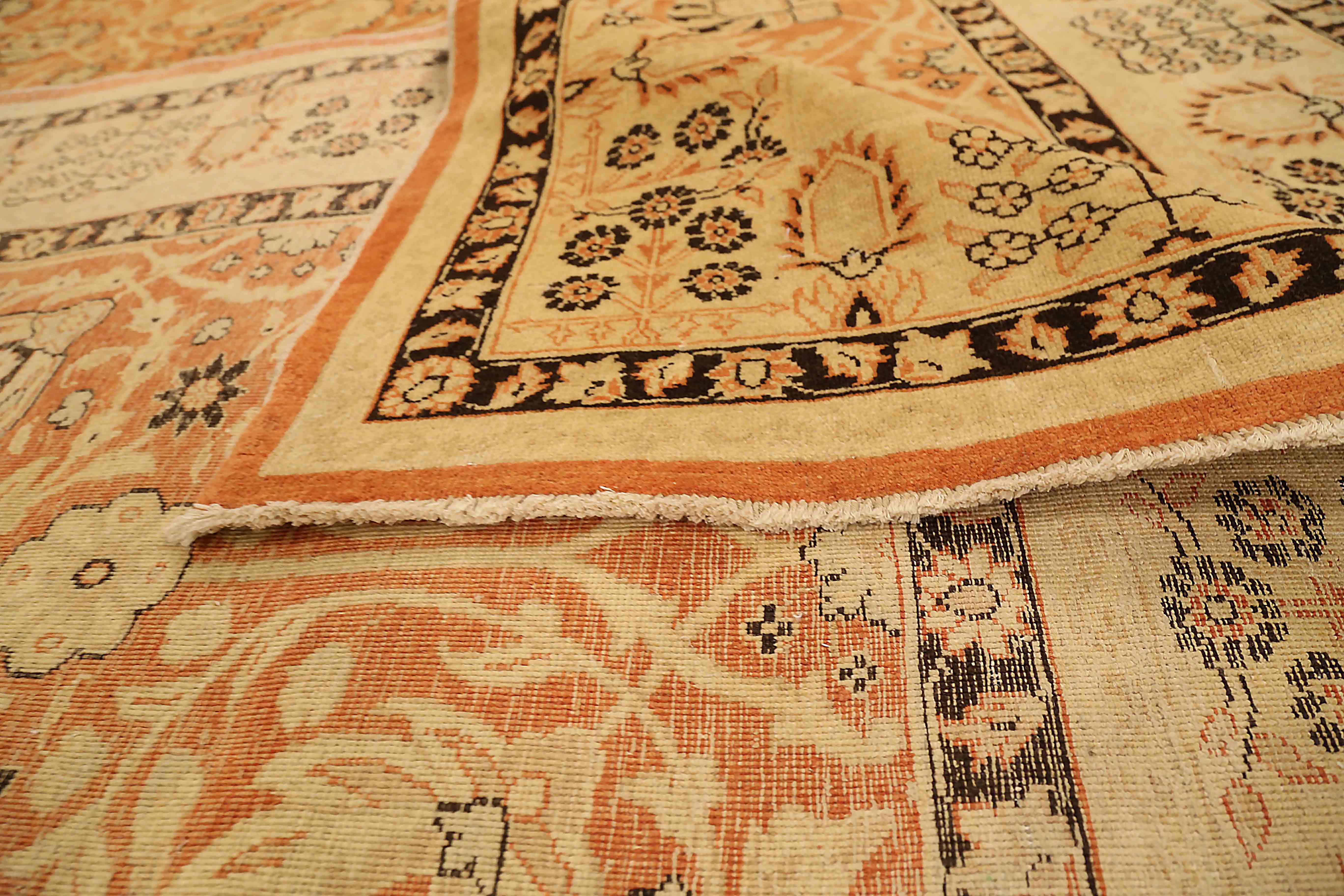 Thumbnail 3 for Antique Persian Tabriz Transitional Rug 71937