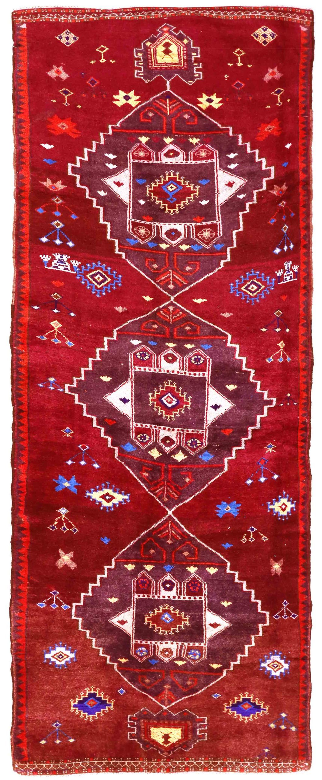 Thumbnail 8 for Antique Persian Shiraz Transitional Rug 70484