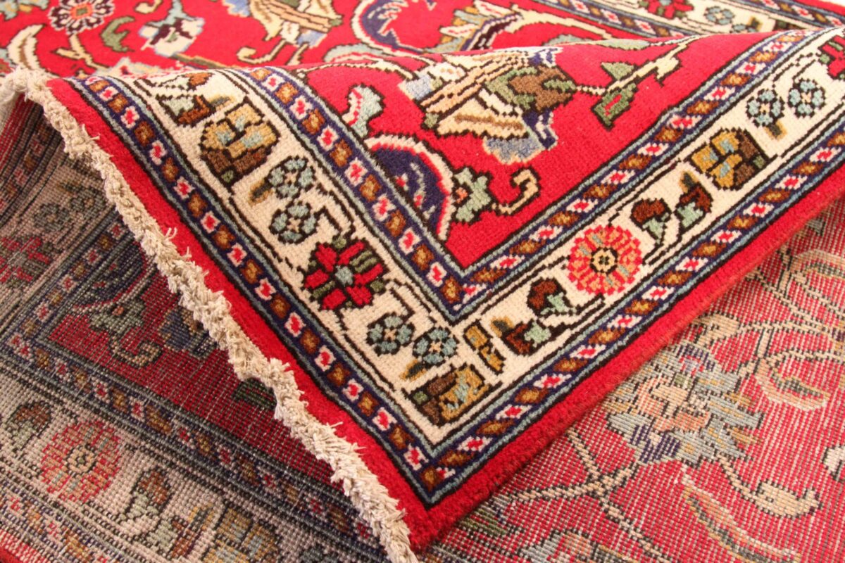 Thumbnail 12 for Antique Persian Tabriz Traditional Rug 70486