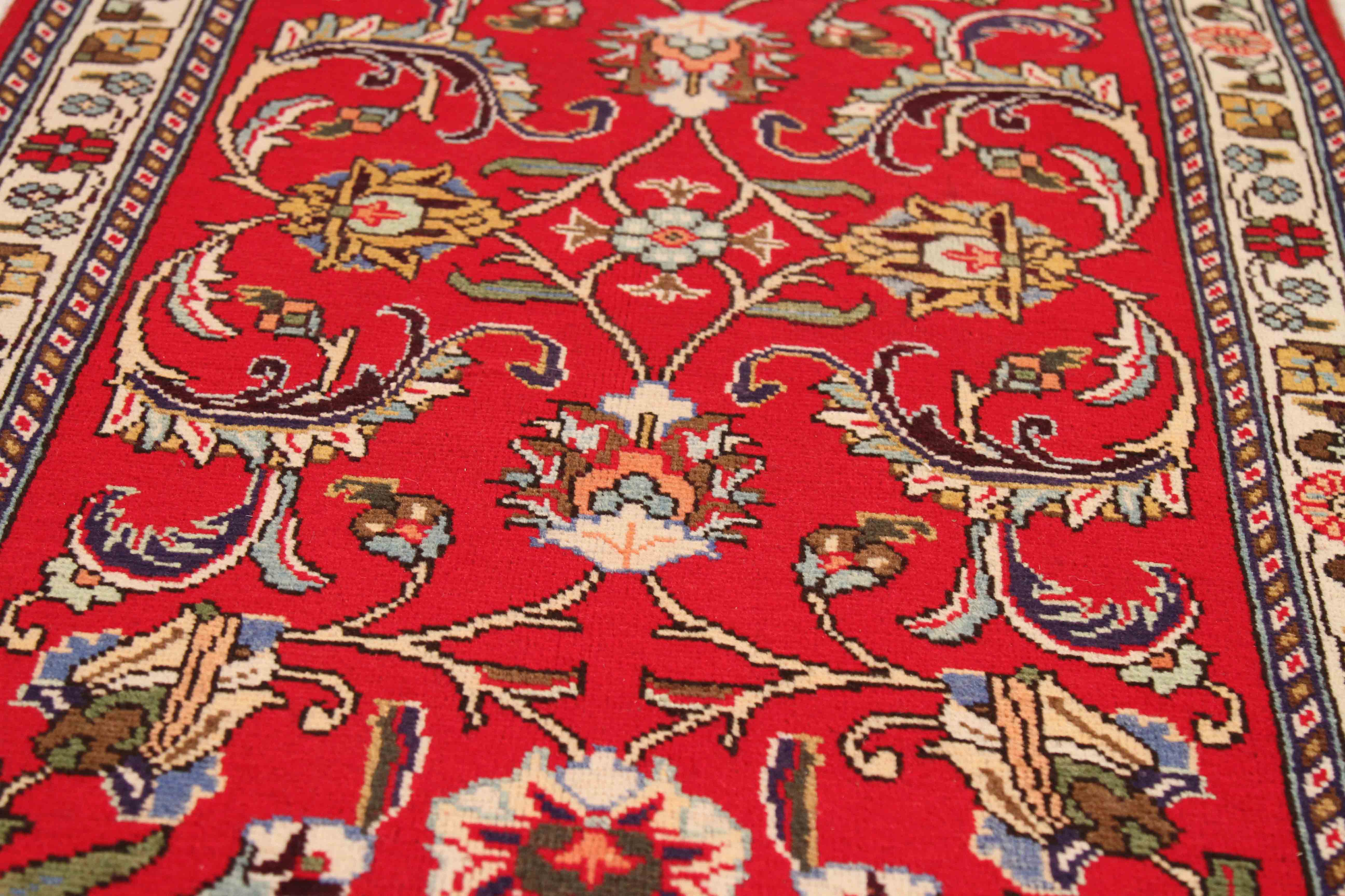 Thumbnail 5 for Antique Persian Tabriz Traditional Rug 70486