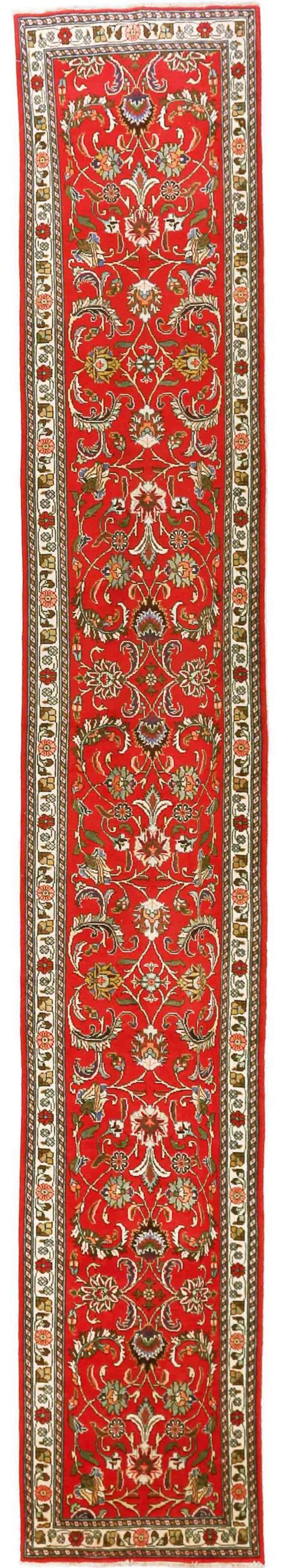 Thumbnail 10 for Antique Persian Tabriz Traditional Rug 70486