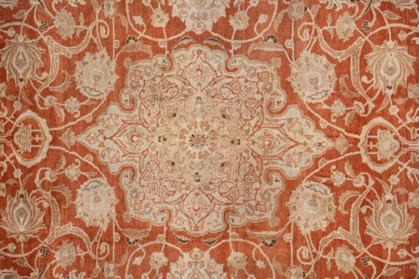 Thumbnail 8 for Antique Persian Tabriz Traditional Rug 91505
