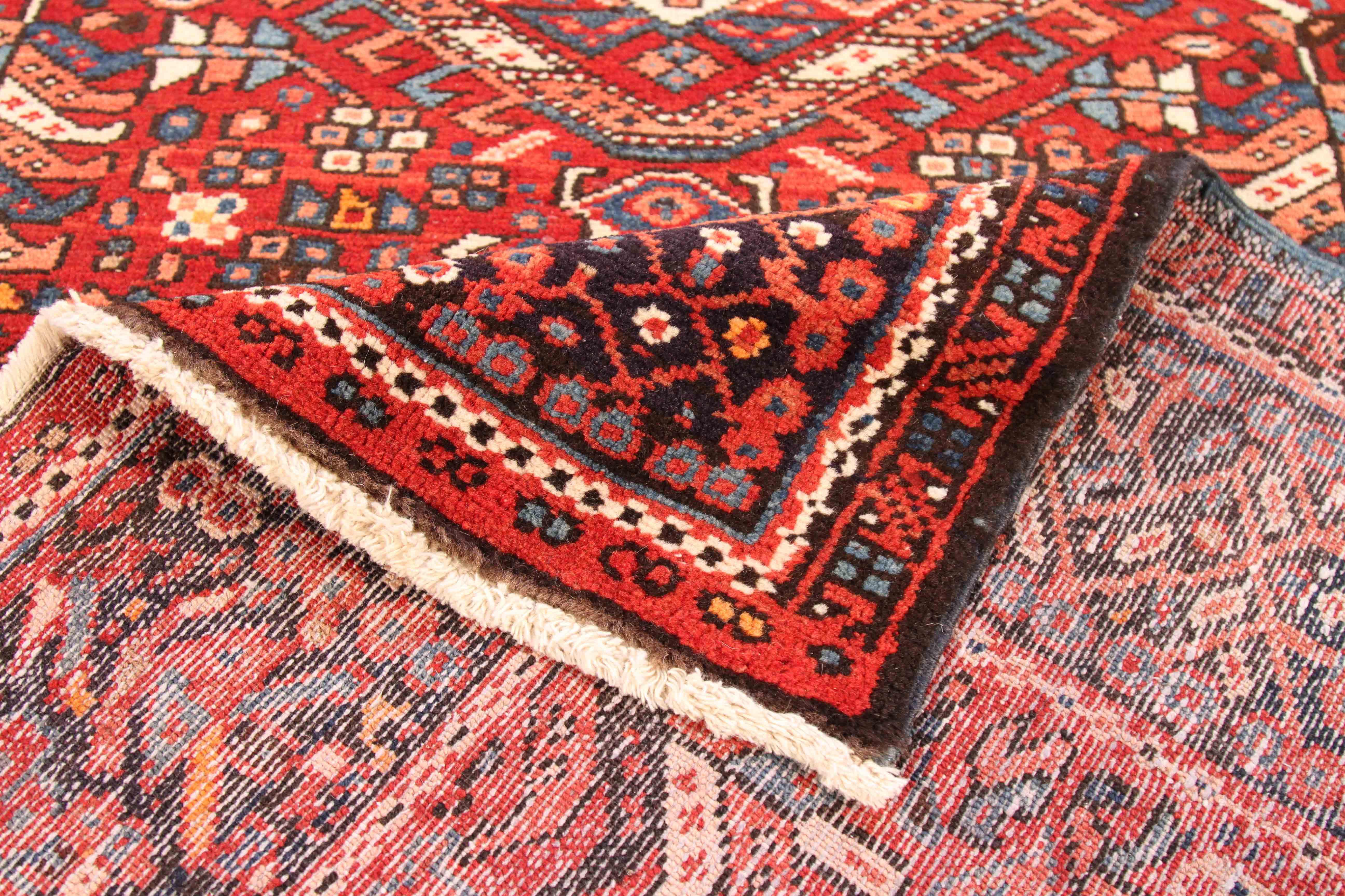 Thumbnail 2 for Antique Persian Gharajeh Traditional Rug 70487