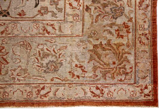 Thumbnail 2 for Antique Persian Tabriz Traditional Rug 91505