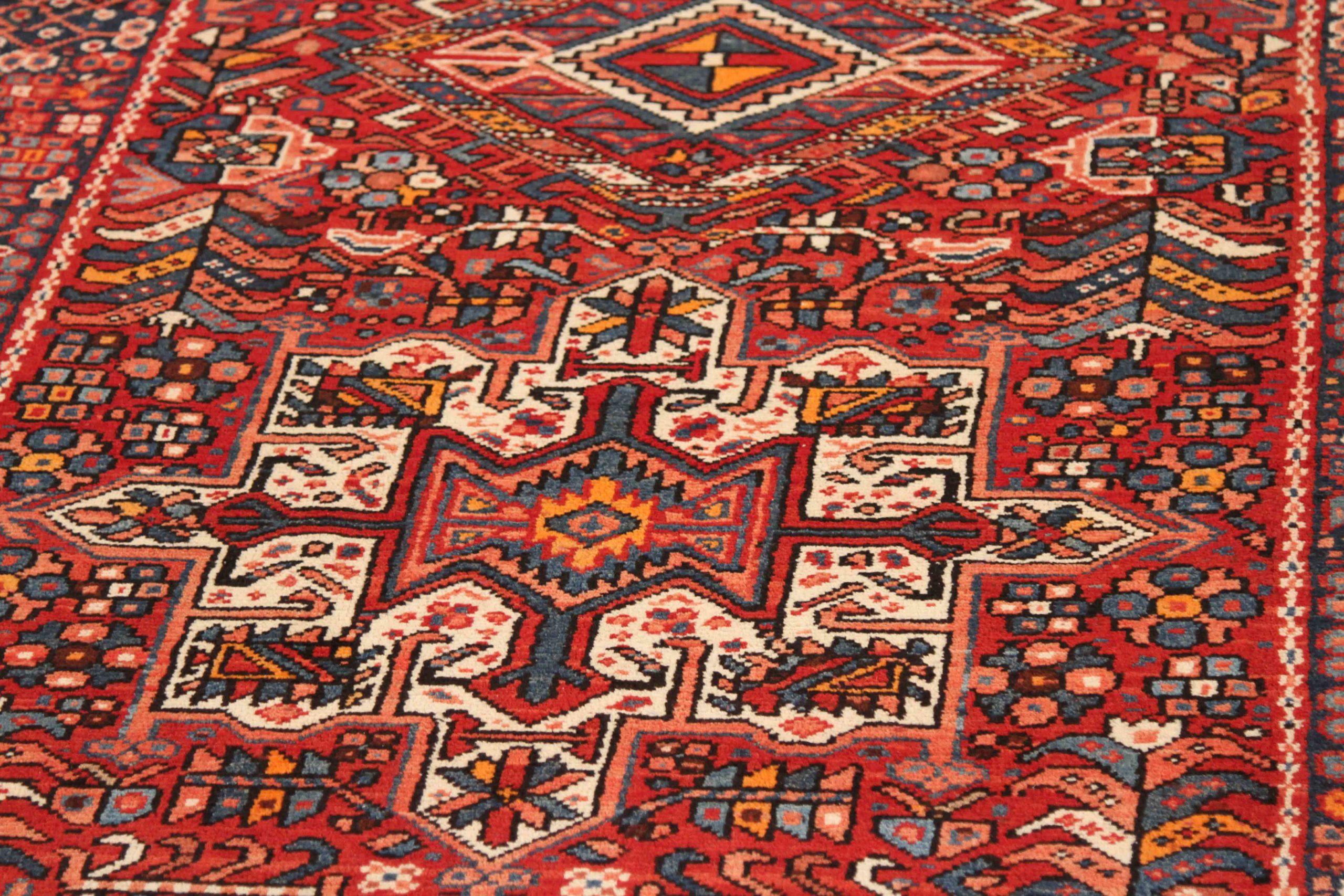 Thumbnail 3 for Antique Persian Gharajeh Traditional Rug 70487