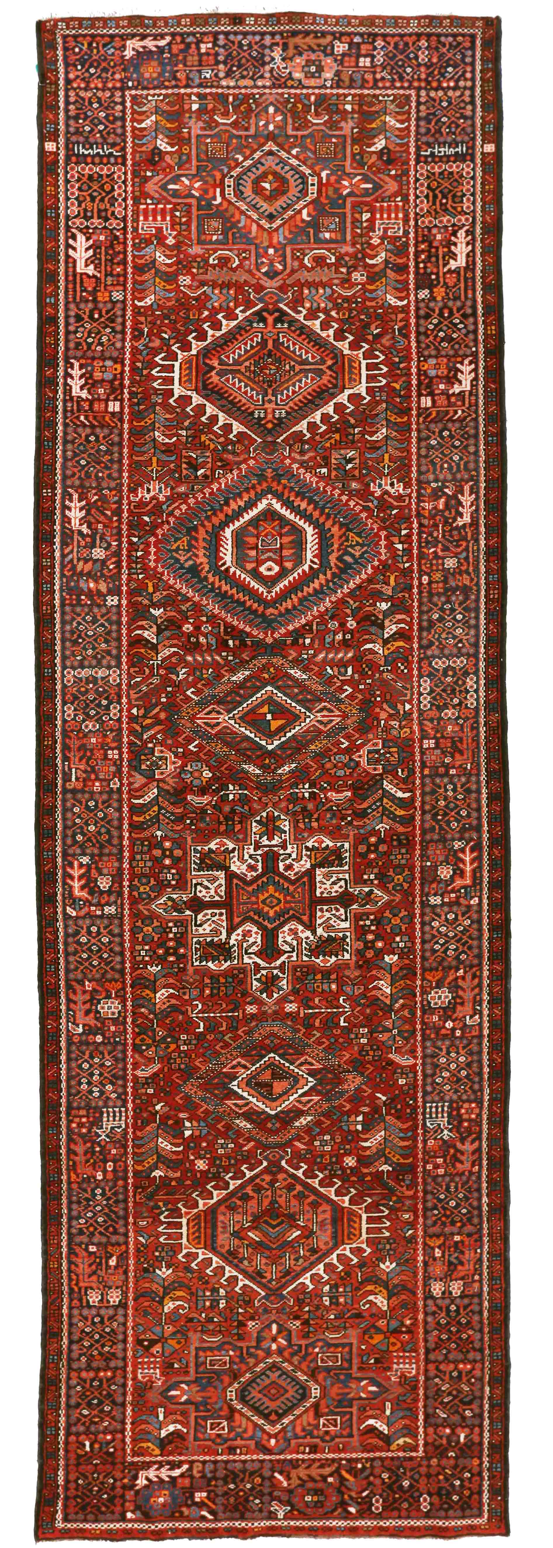 Thumbnail 5 for Antique Persian Gharajeh Traditional Rug 70487