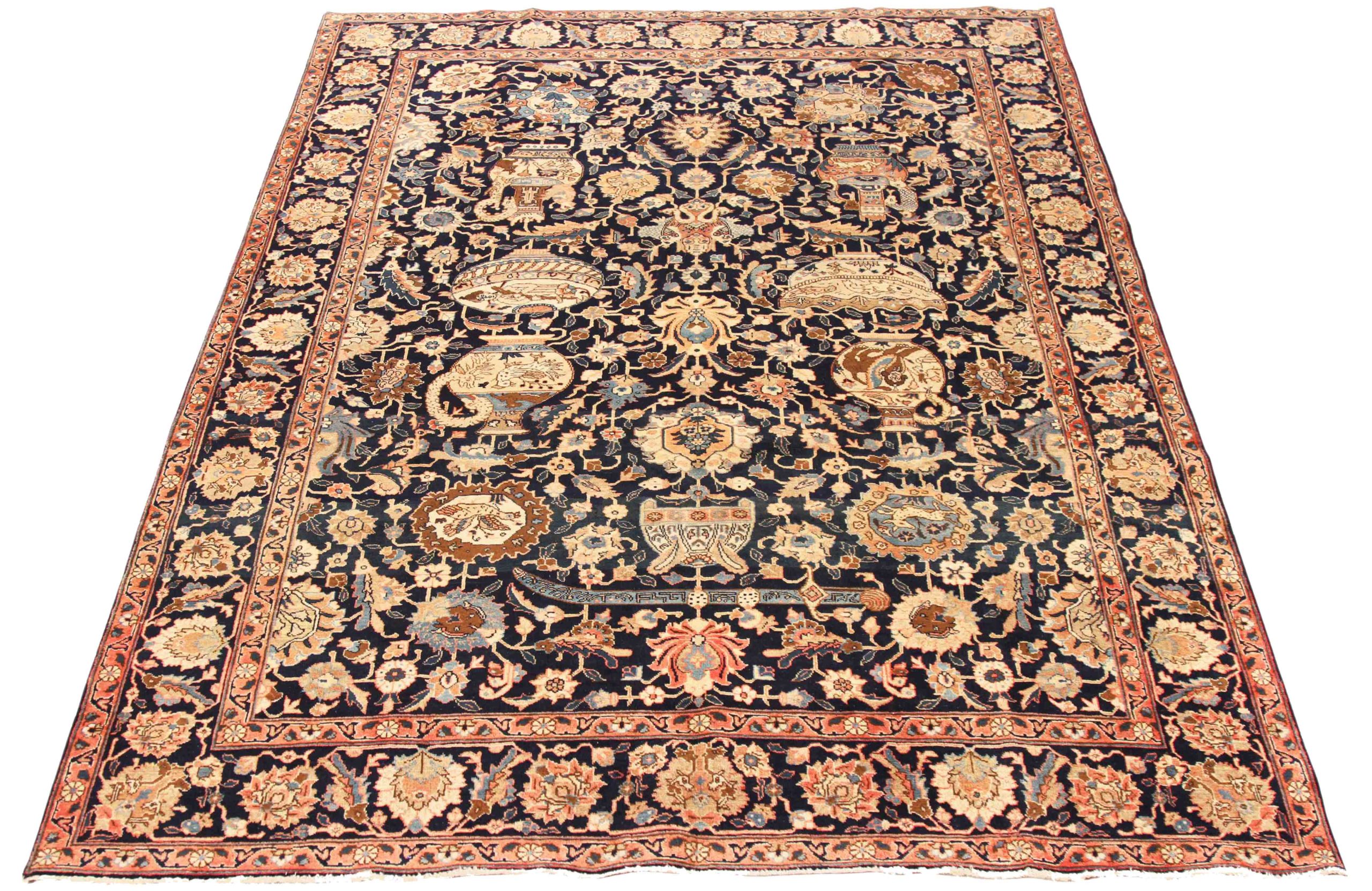 Thumbnail 4 for Antique Persian Traditional Rug 70477