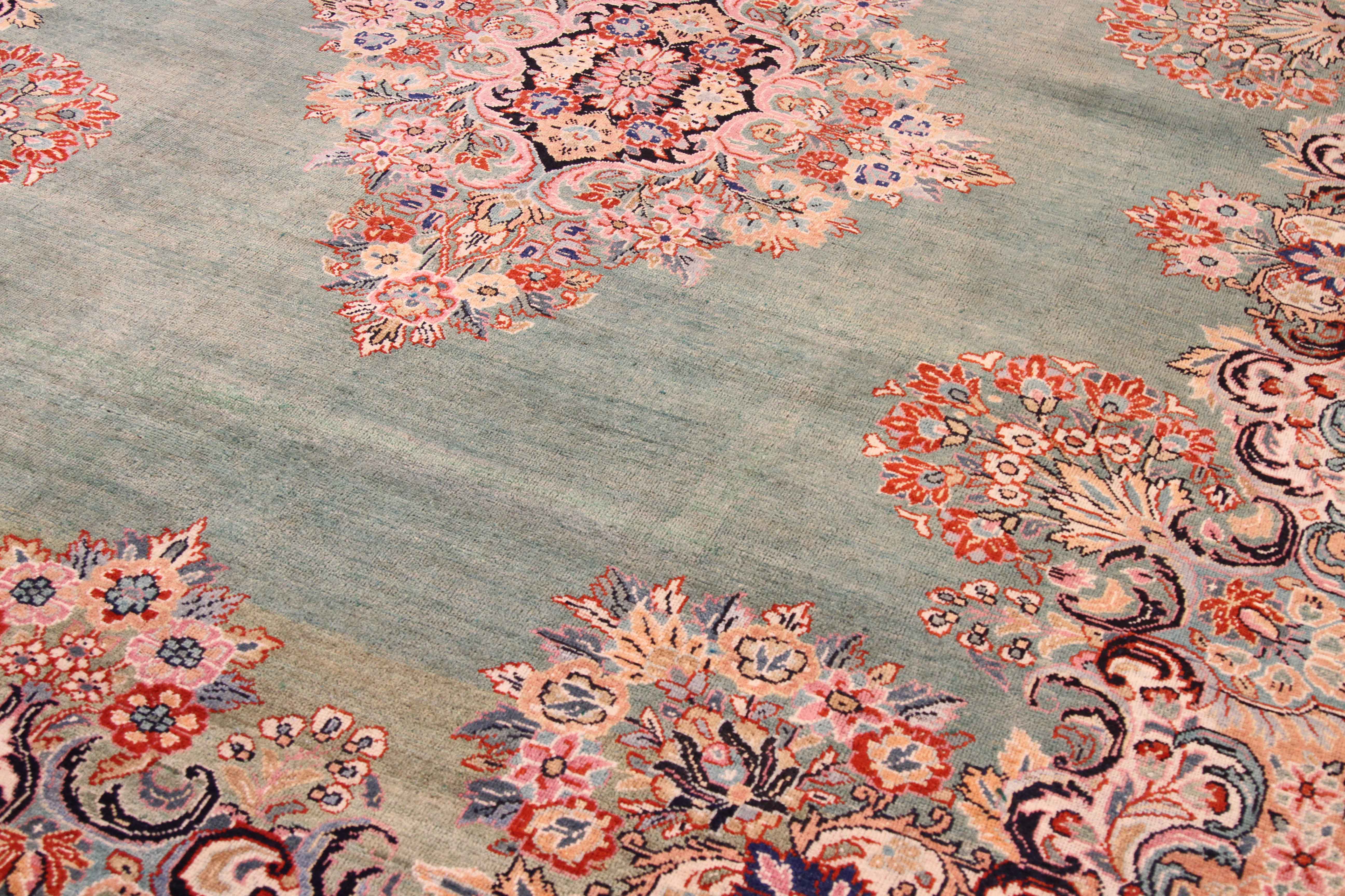 Thumbnail 6 for Antique Persian Mahal Traditional Rug 10609