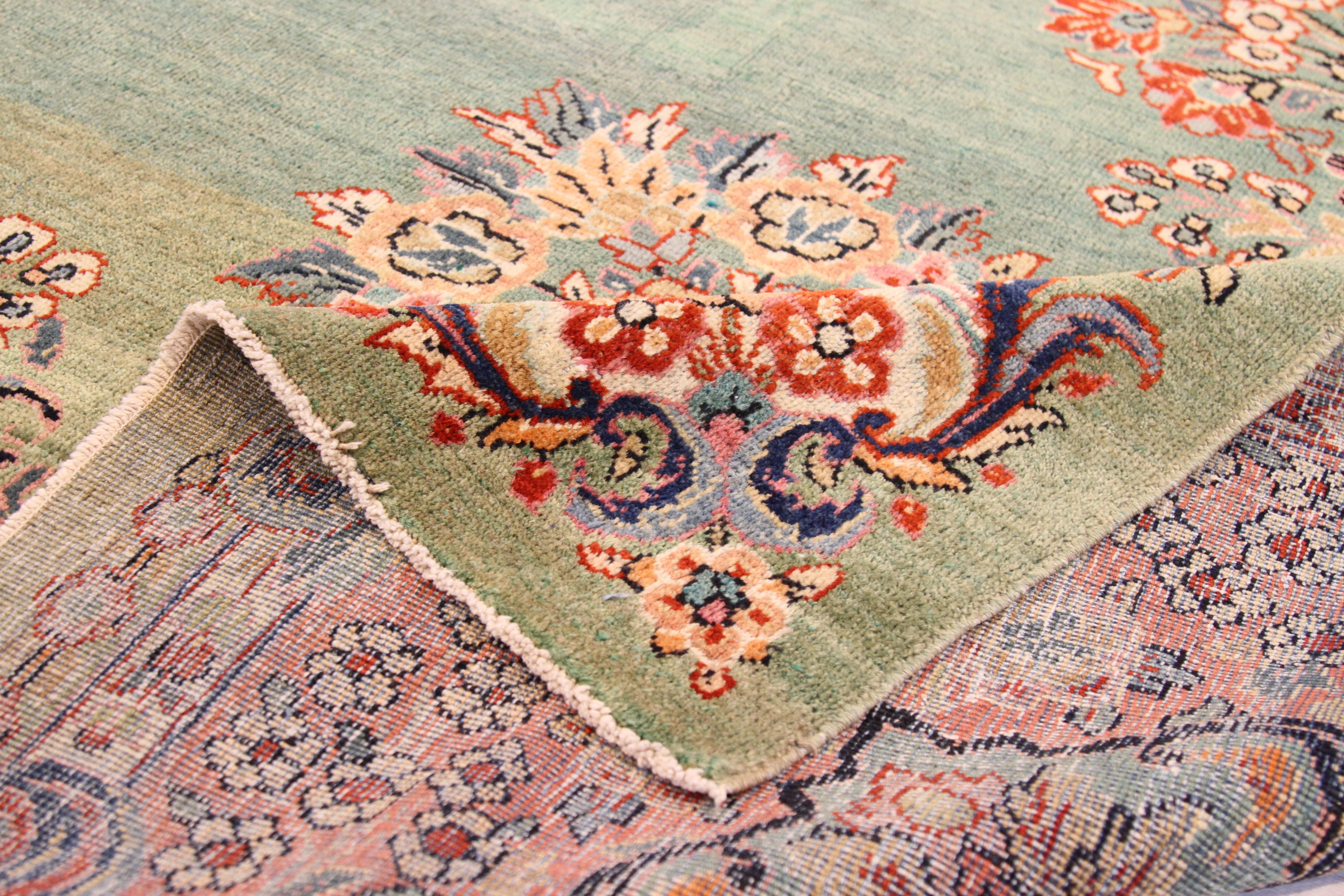 Thumbnail 2 for Antique Persian Mahal Traditional Rug 10609