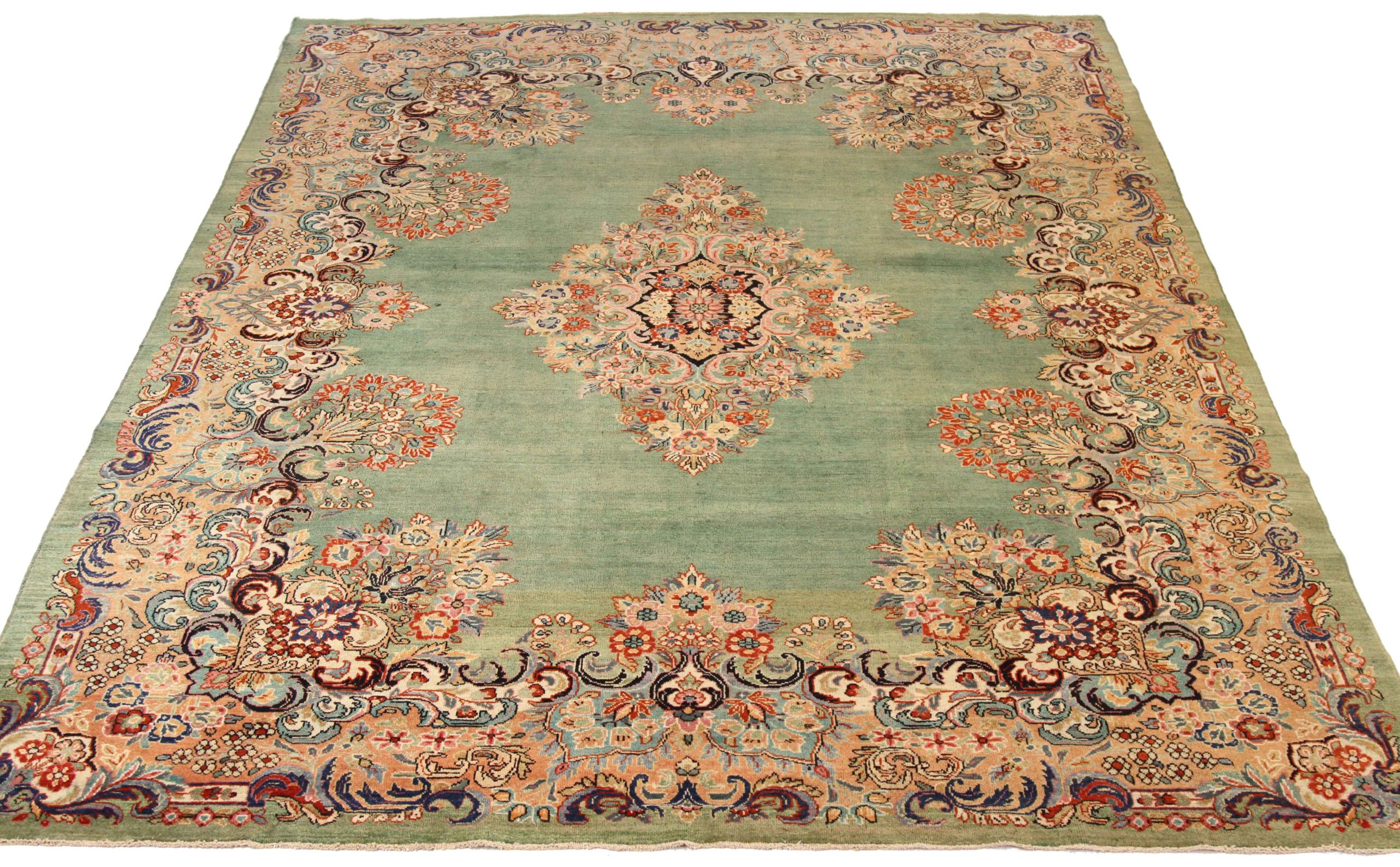 Thumbnail 15 for Antique Persian Mahal Traditional Rug 10609