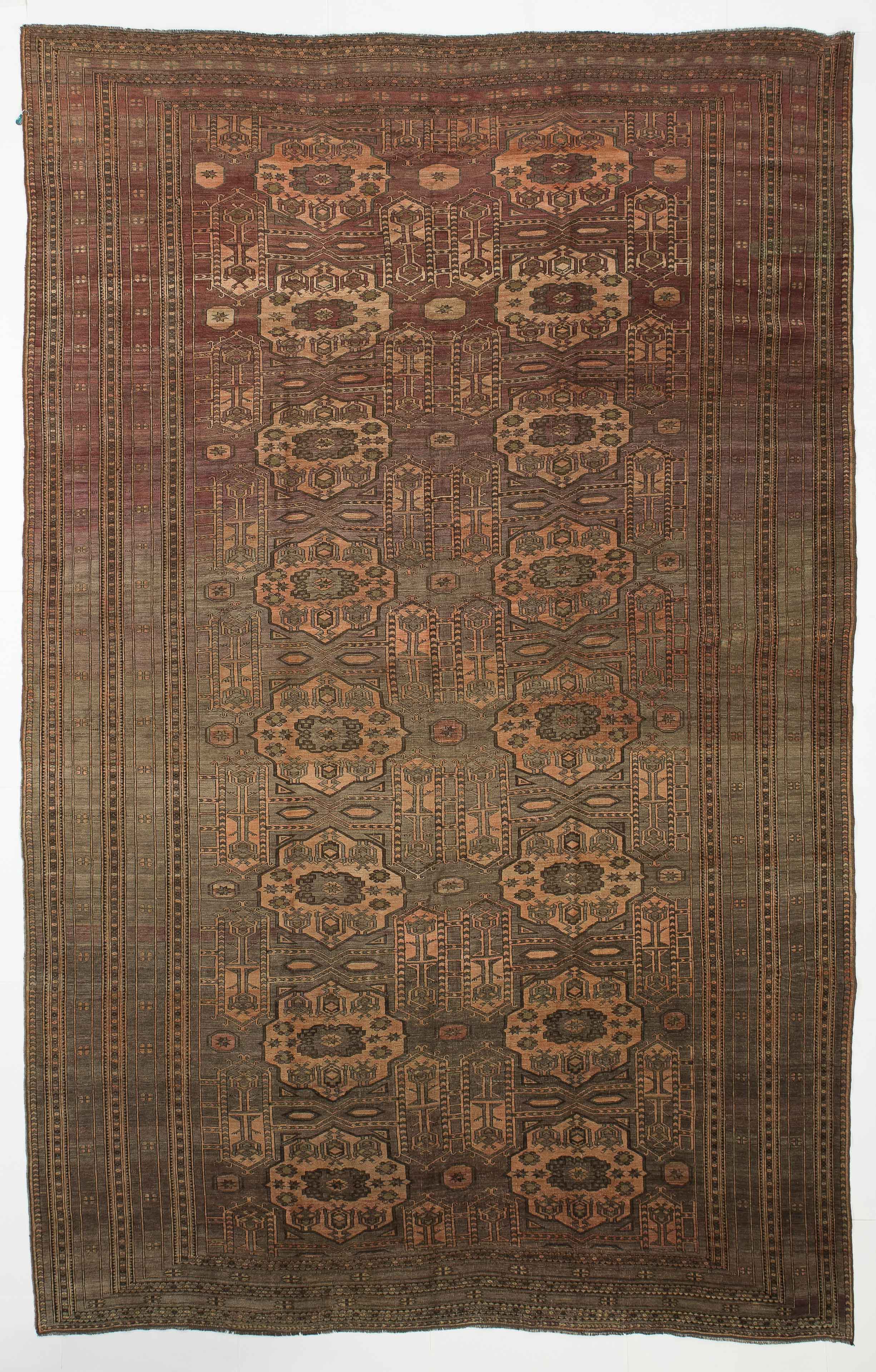 Thumbnail 4 for Antique Afghanistan Afghan Tribal Rug 10622