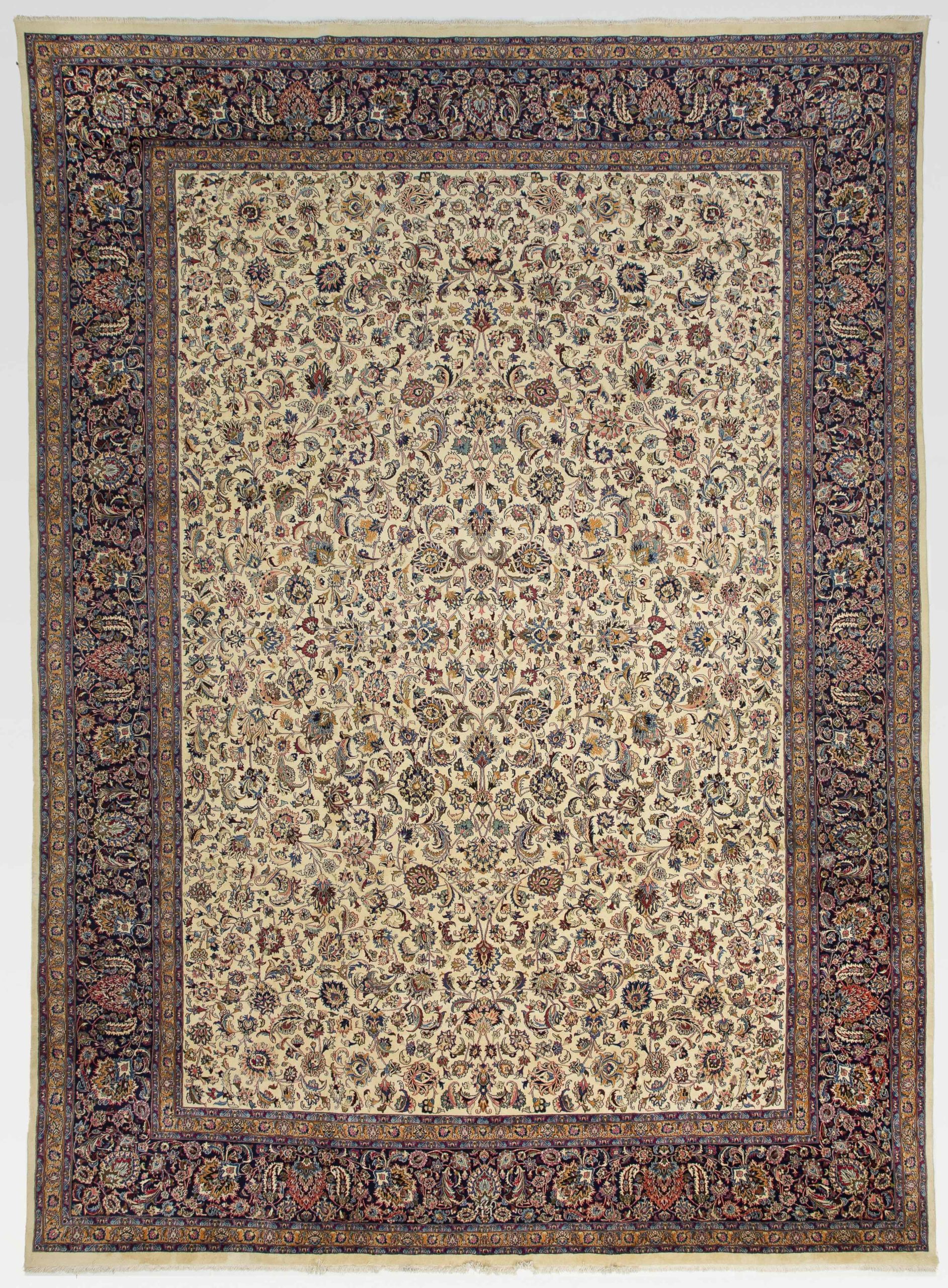 Thumbnail 5 for Antique Persian Mashad Traditional Rug 10624