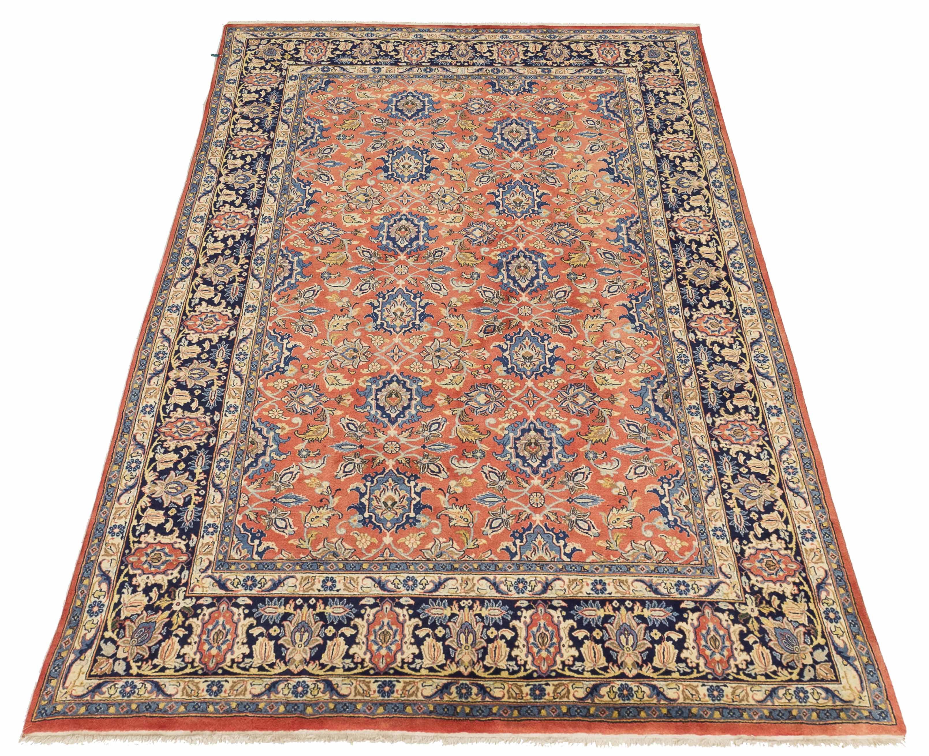 Thumbnail 11 for Antique Persian Varamin Traditional Rug 10627