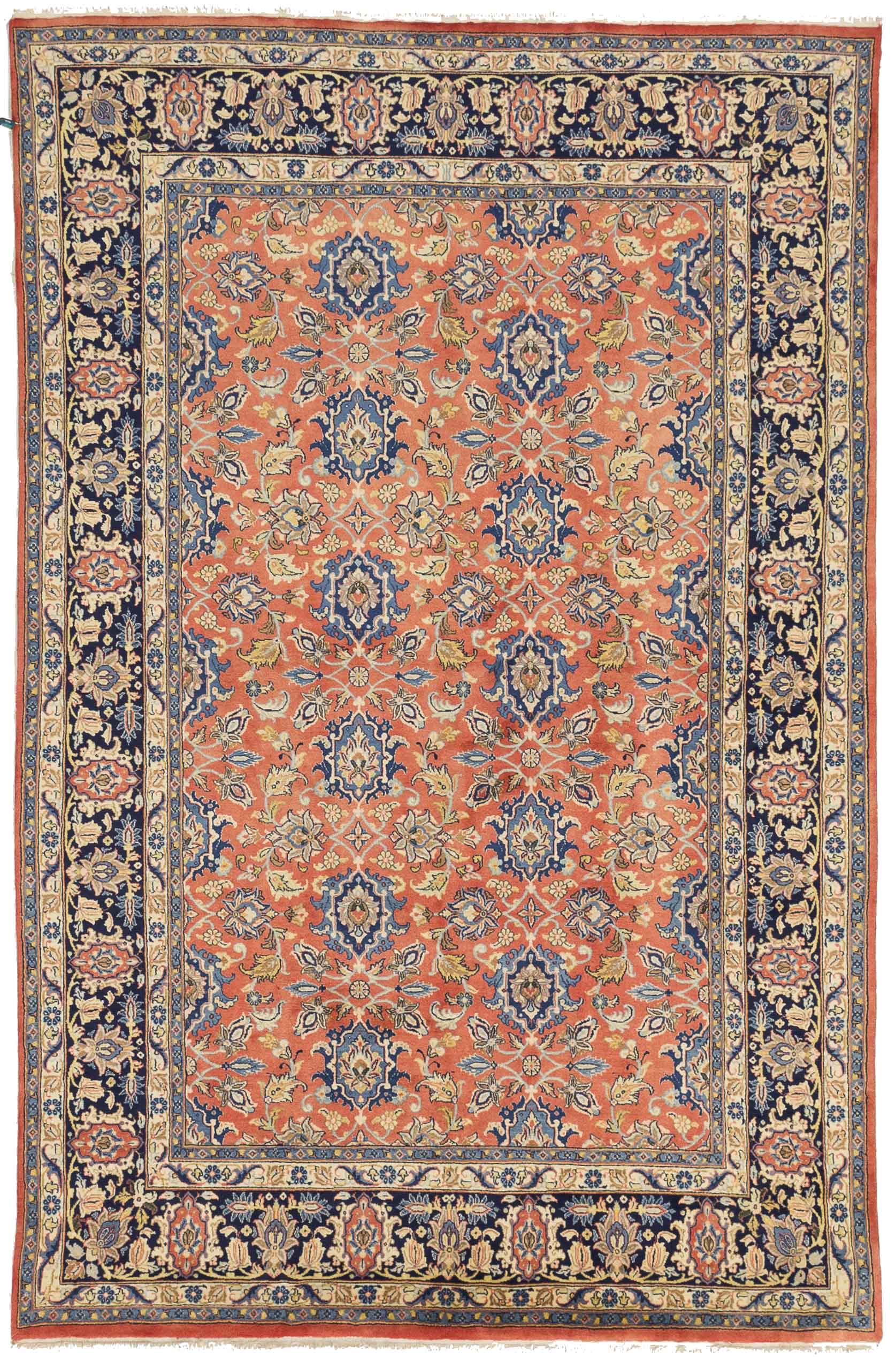 Thumbnail 15 for Antique Persian Varamin Traditional Rug 10627