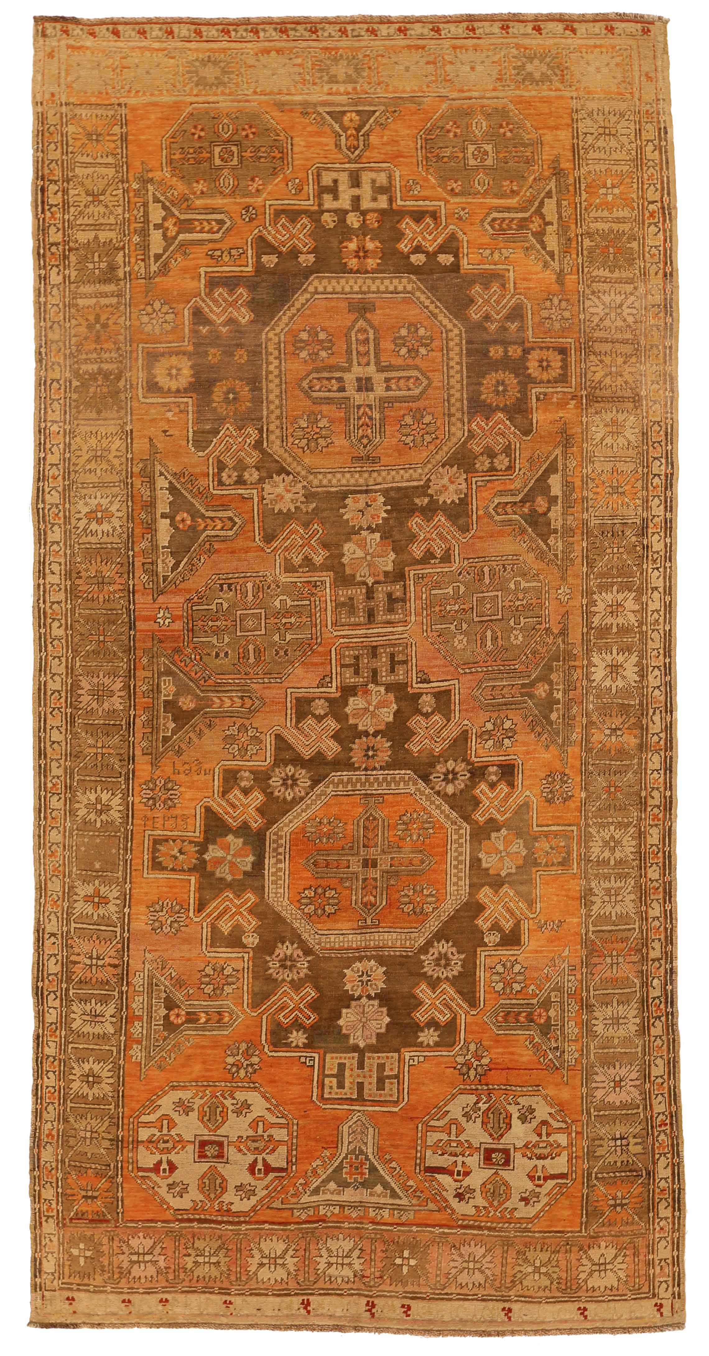 Thumbnail 9 for Antique Persian Kazakhstan Traditional Rug 10629