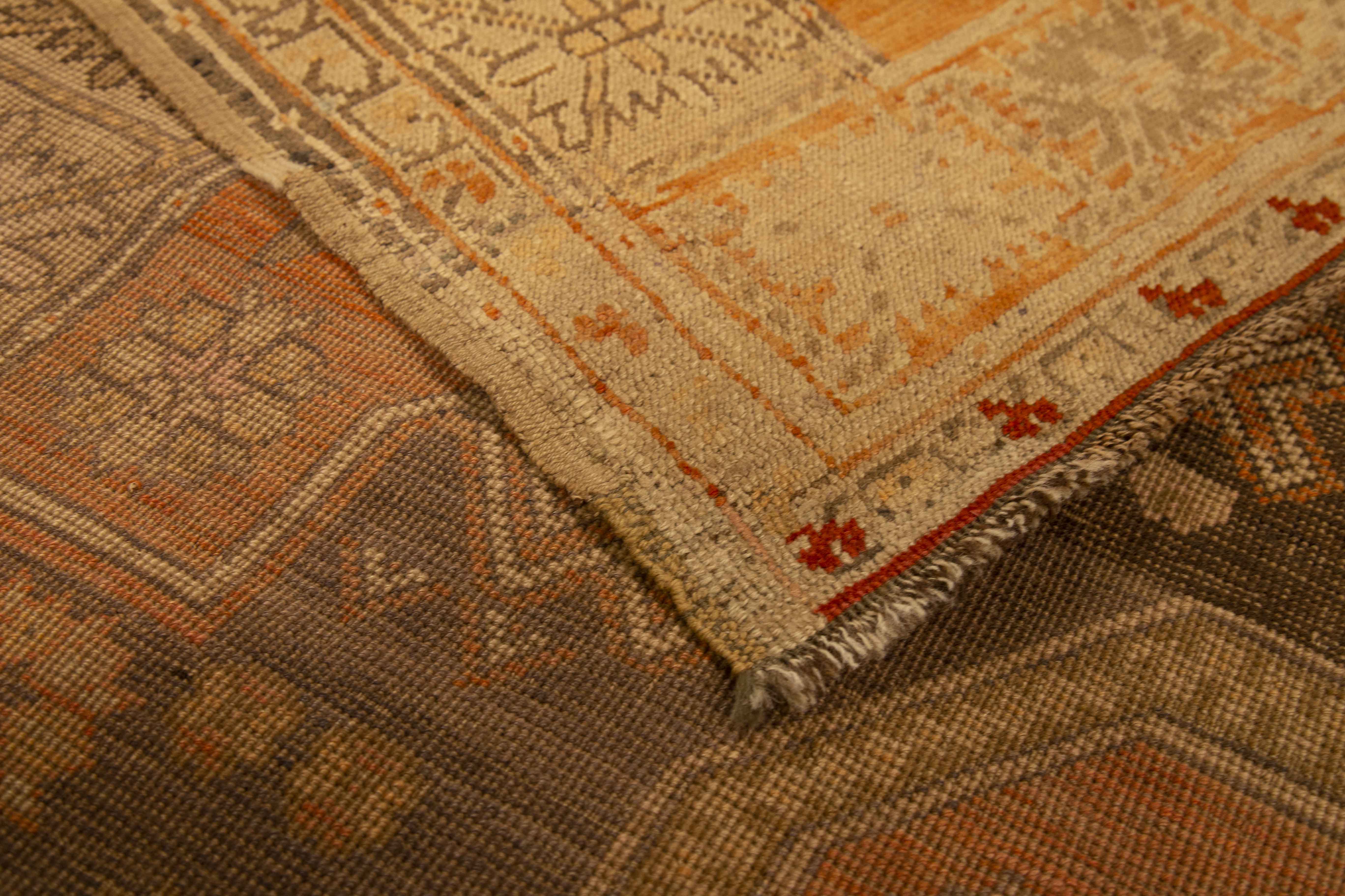 Thumbnail 4 for Antique Persian Kazakhstan Traditional Rug 10629