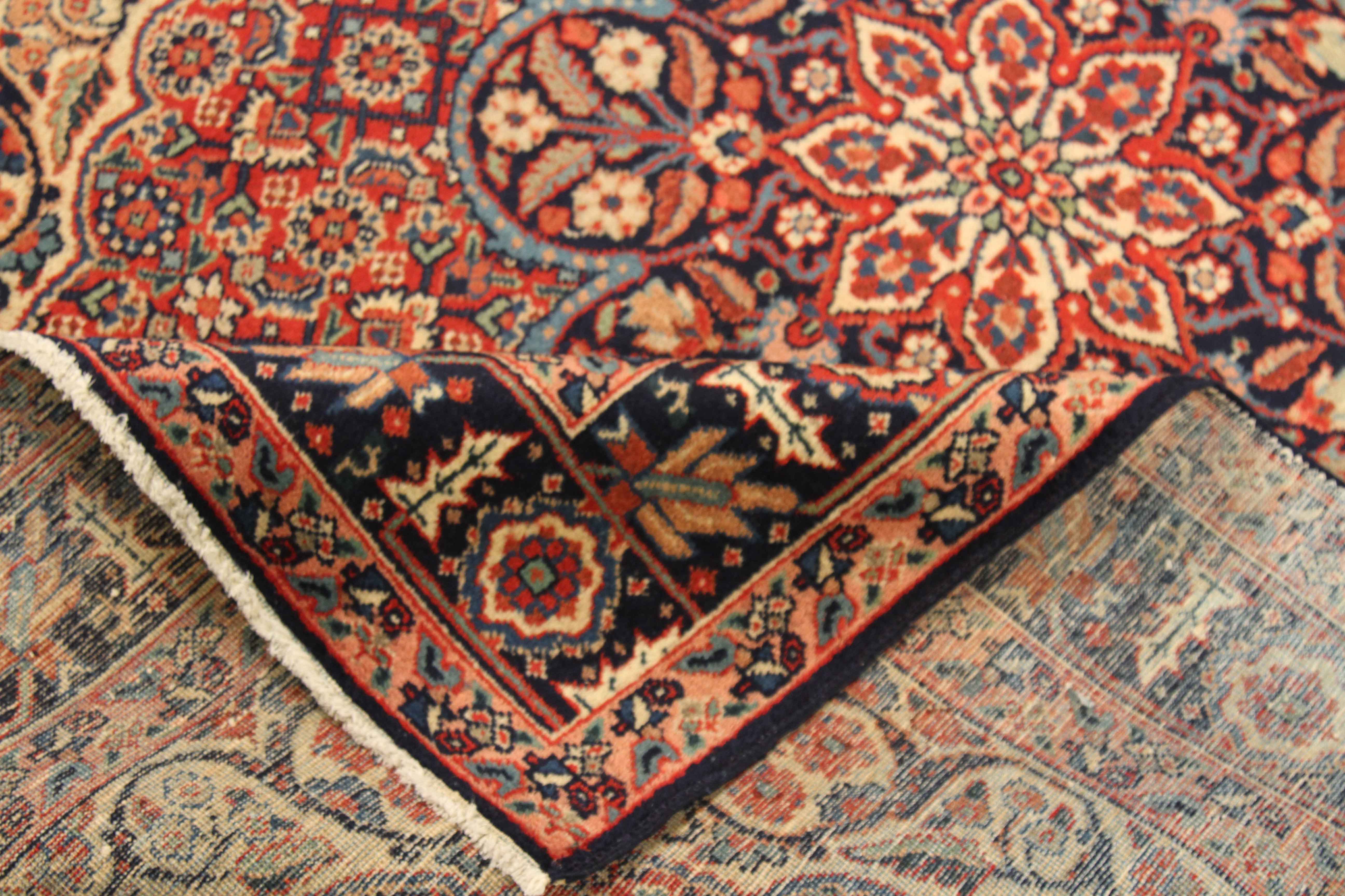 Thumbnail 8 for Antique Persian Tabriz Traditional Rug 10633