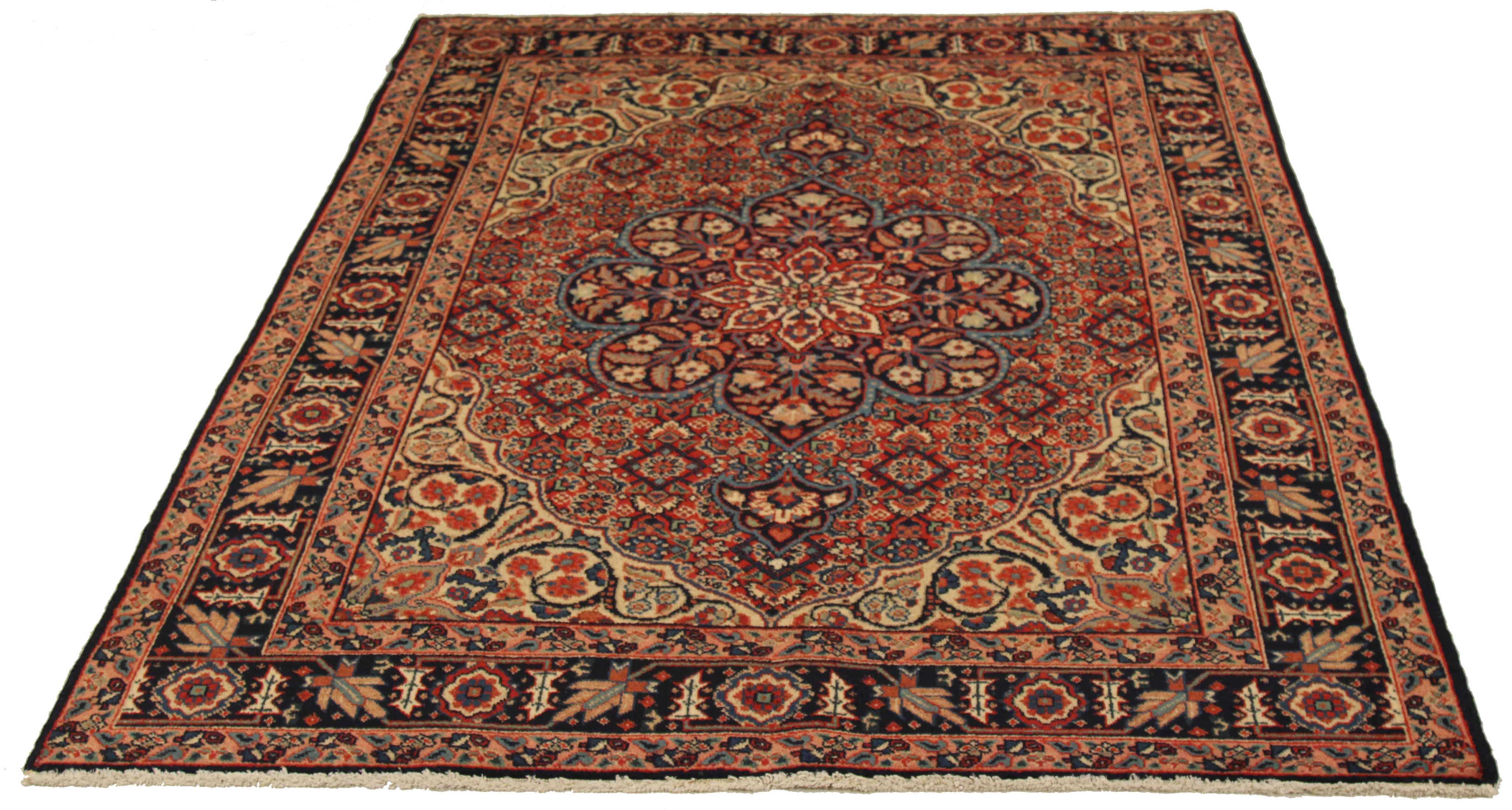 Thumbnail 15 for Antique Persian Tabriz Traditional Rug 10633