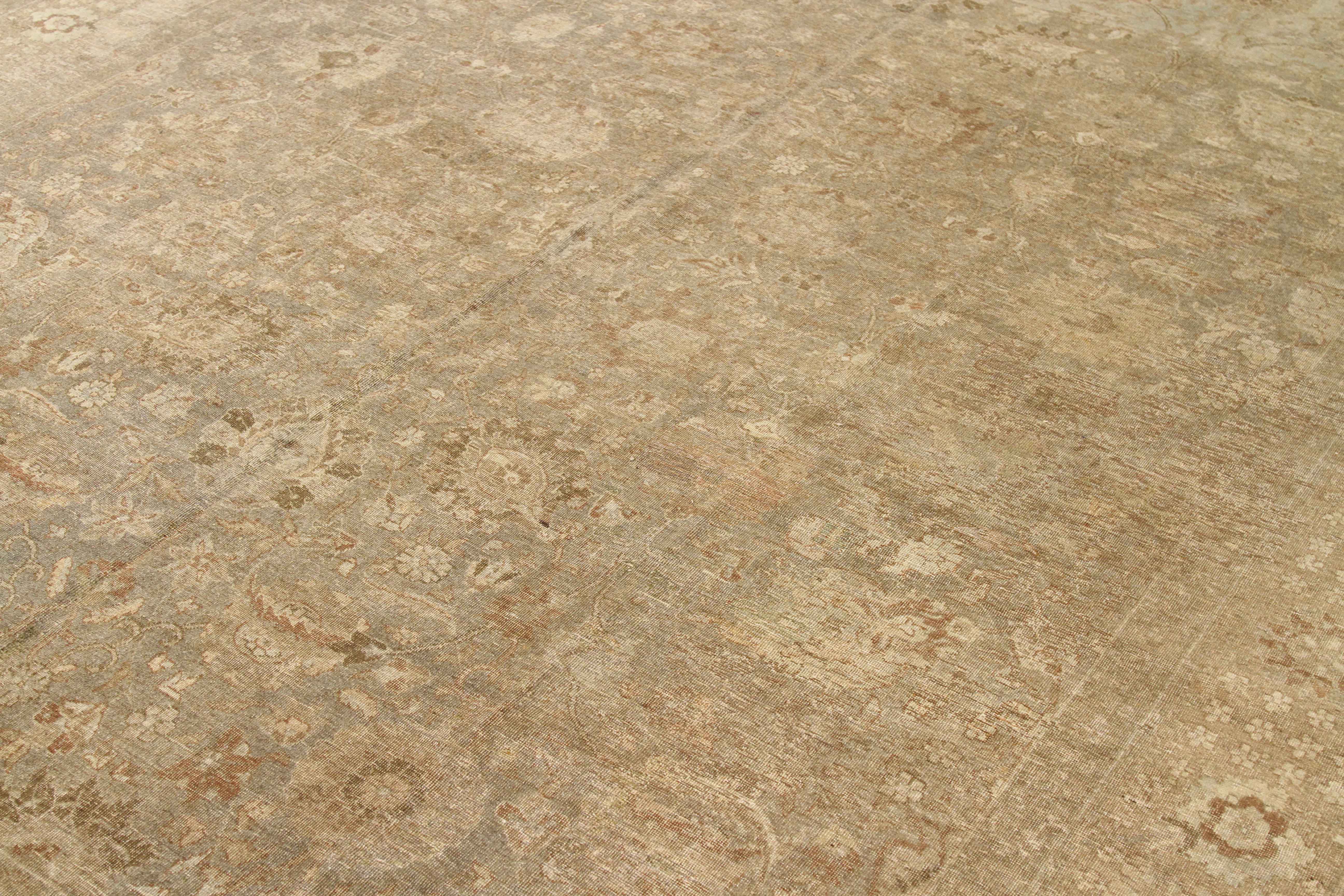 Thumbnail 2 for Antique Persian Tabriz Transitional Rug 53694