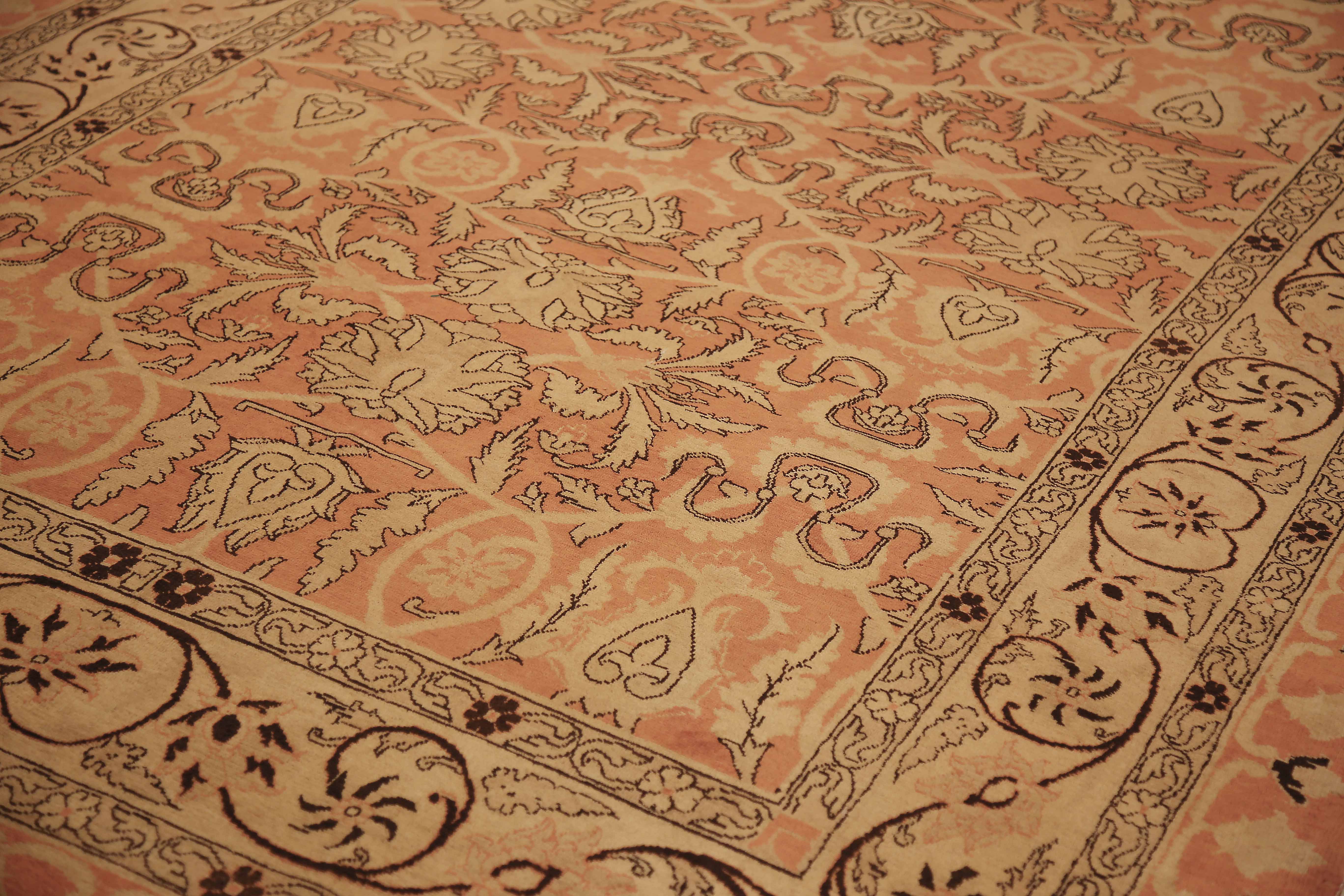 Thumbnail 3 for Antique Persian Tabriz Transitional Rug 10634