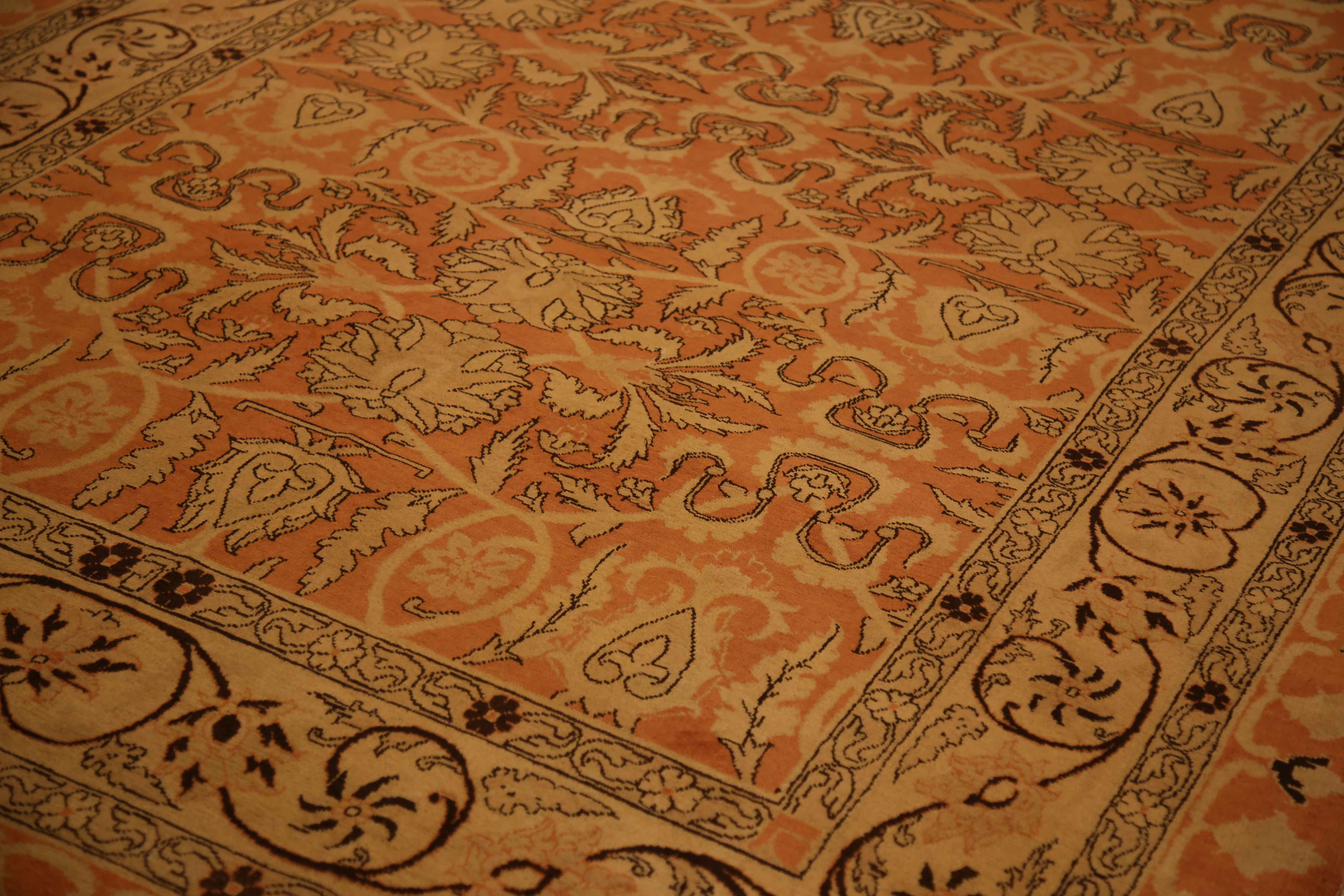 Thumbnail 11 for Antique Persian Tabriz Transitional Rug 10634