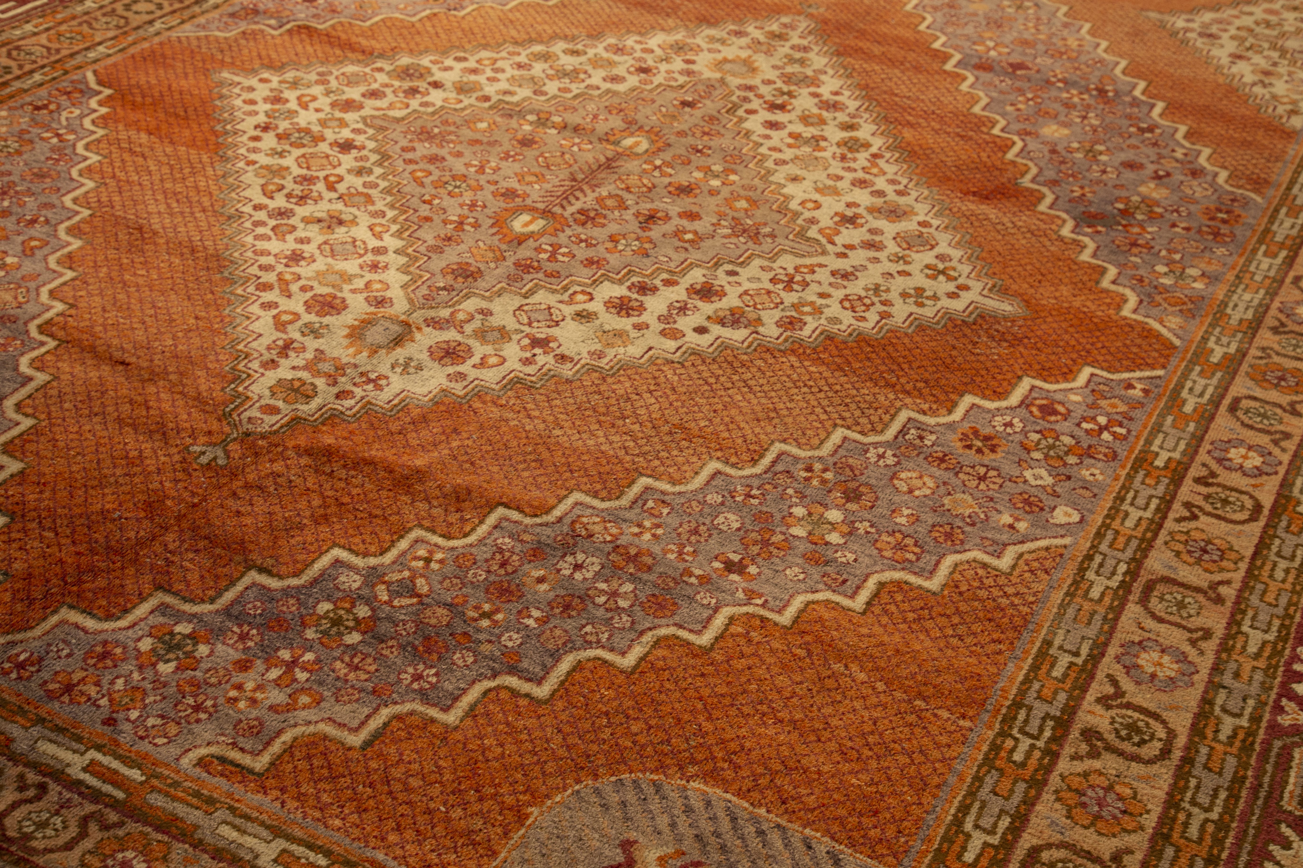 Thumbnail 4 for Antique Russia Khotan Transitional Rug 10641