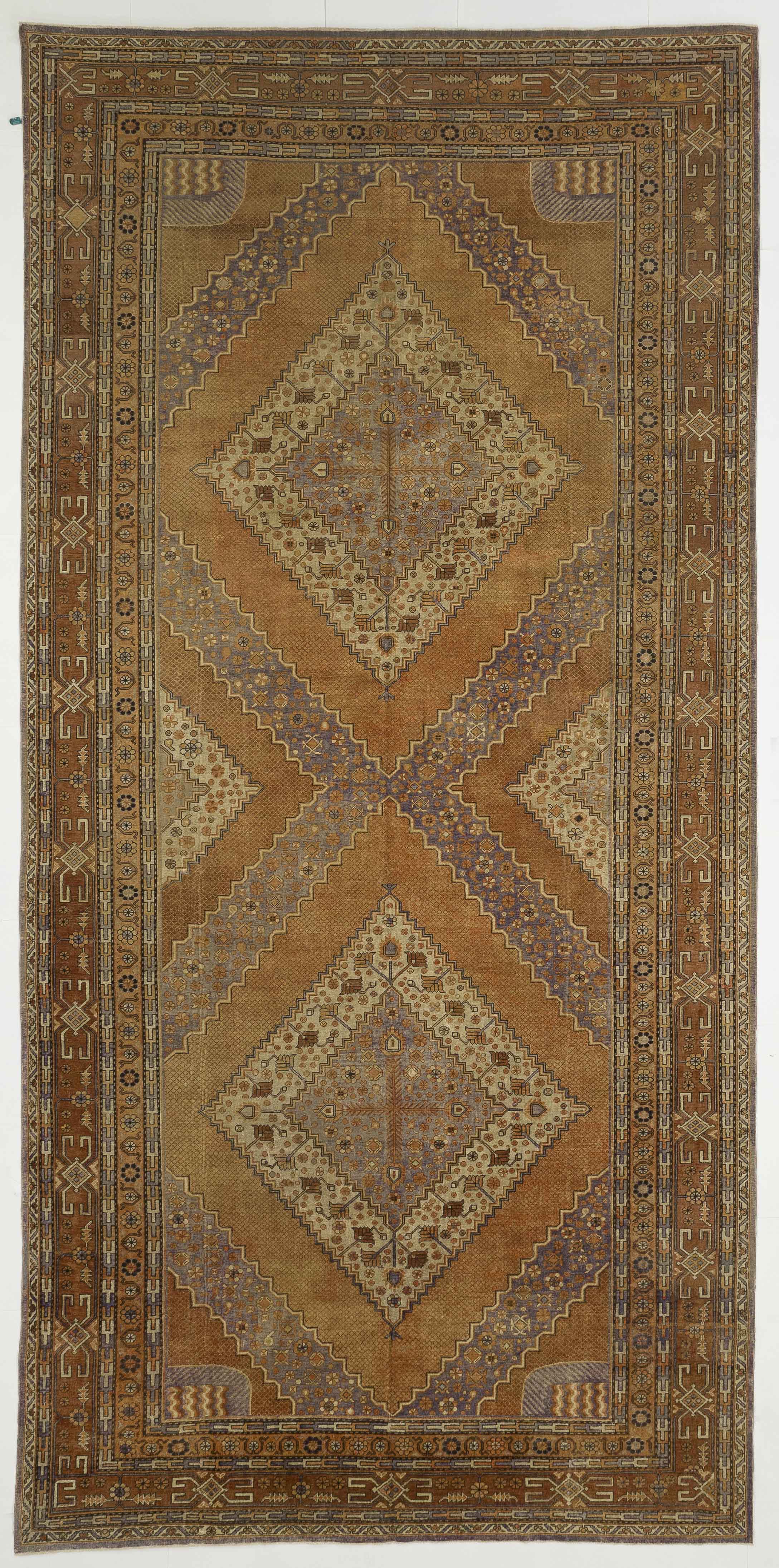Thumbnail 8 for Antique Russia Khotan Transitional Rug 10641
