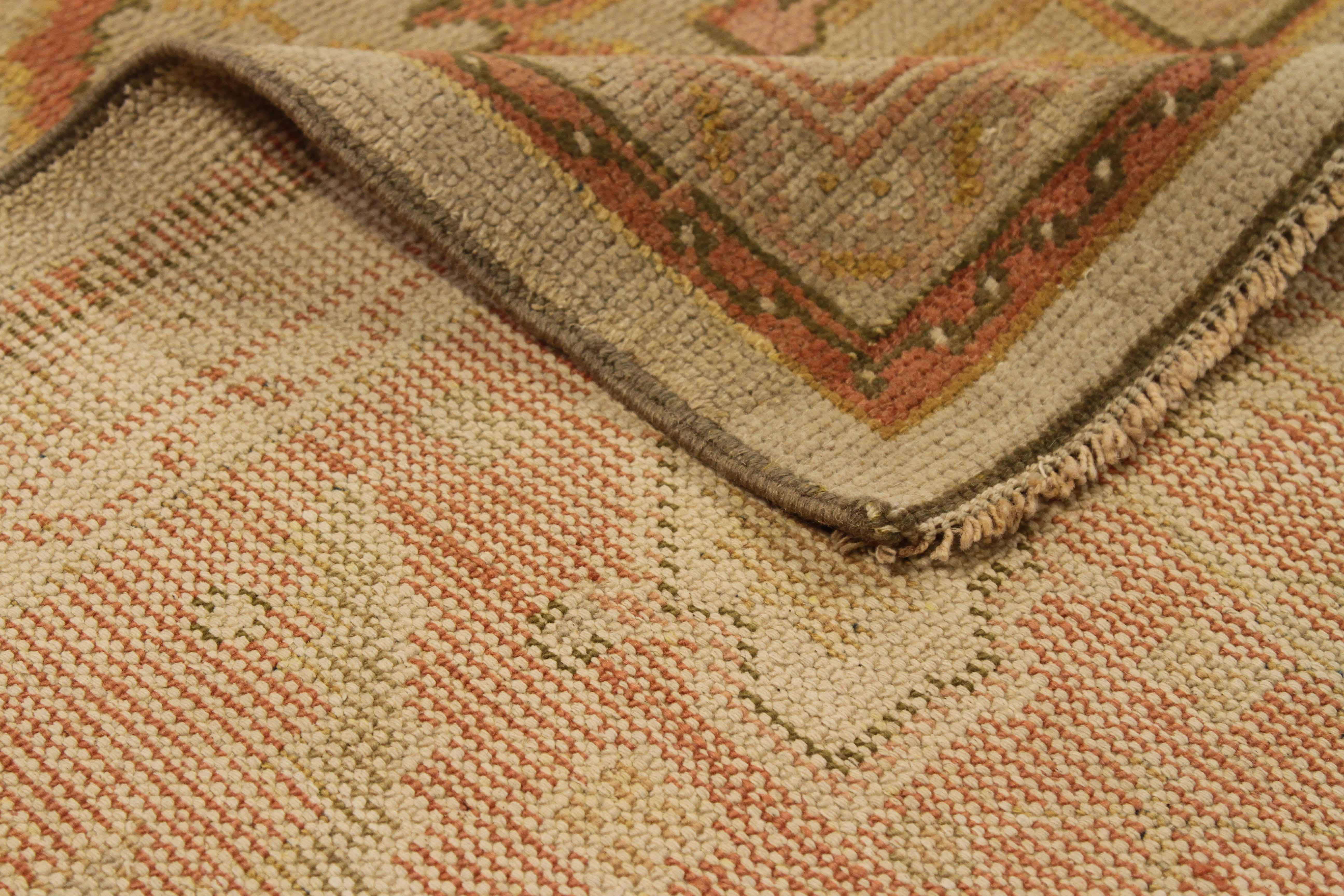 Thumbnail 5 for Vintage Turkey Oushak Traditional Rug 10560