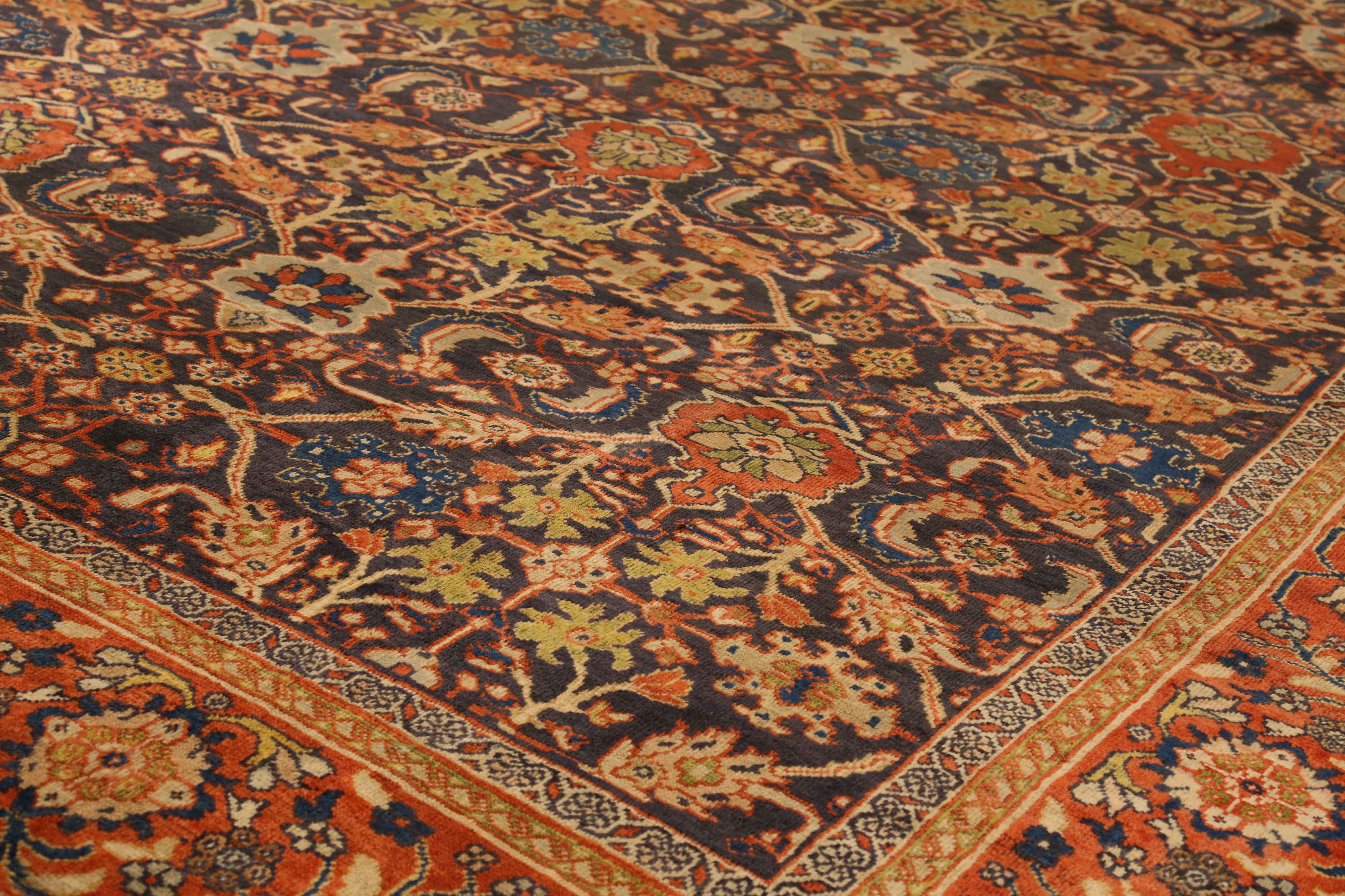 Thumbnail 6 for Antique Persian Sultanabad Traditional Rug 10646