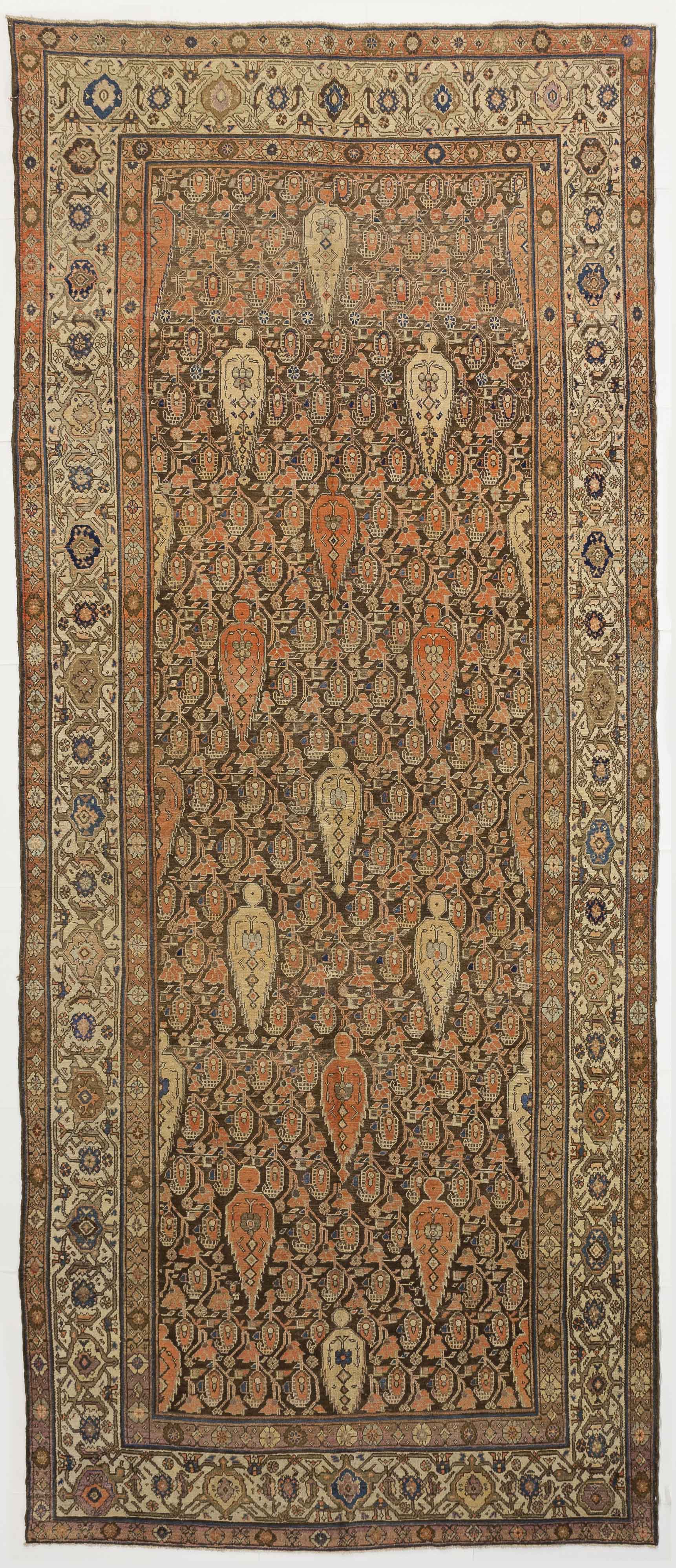 Thumbnail 12 for Antique Persian Malayer Transitional Rug 10652