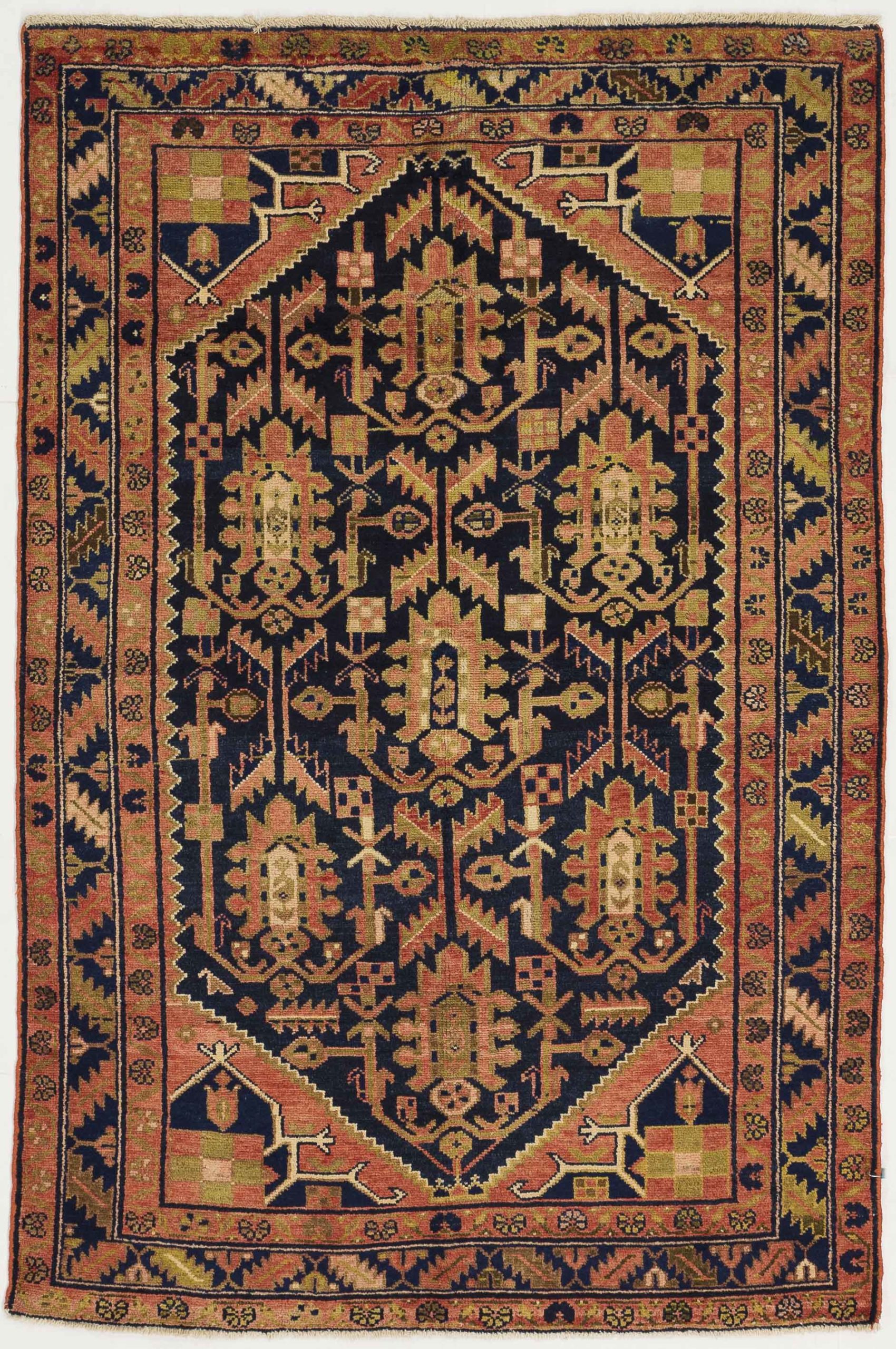 Thumbnail 2 for Antique Persian Hamadan Traditional Rug 10655