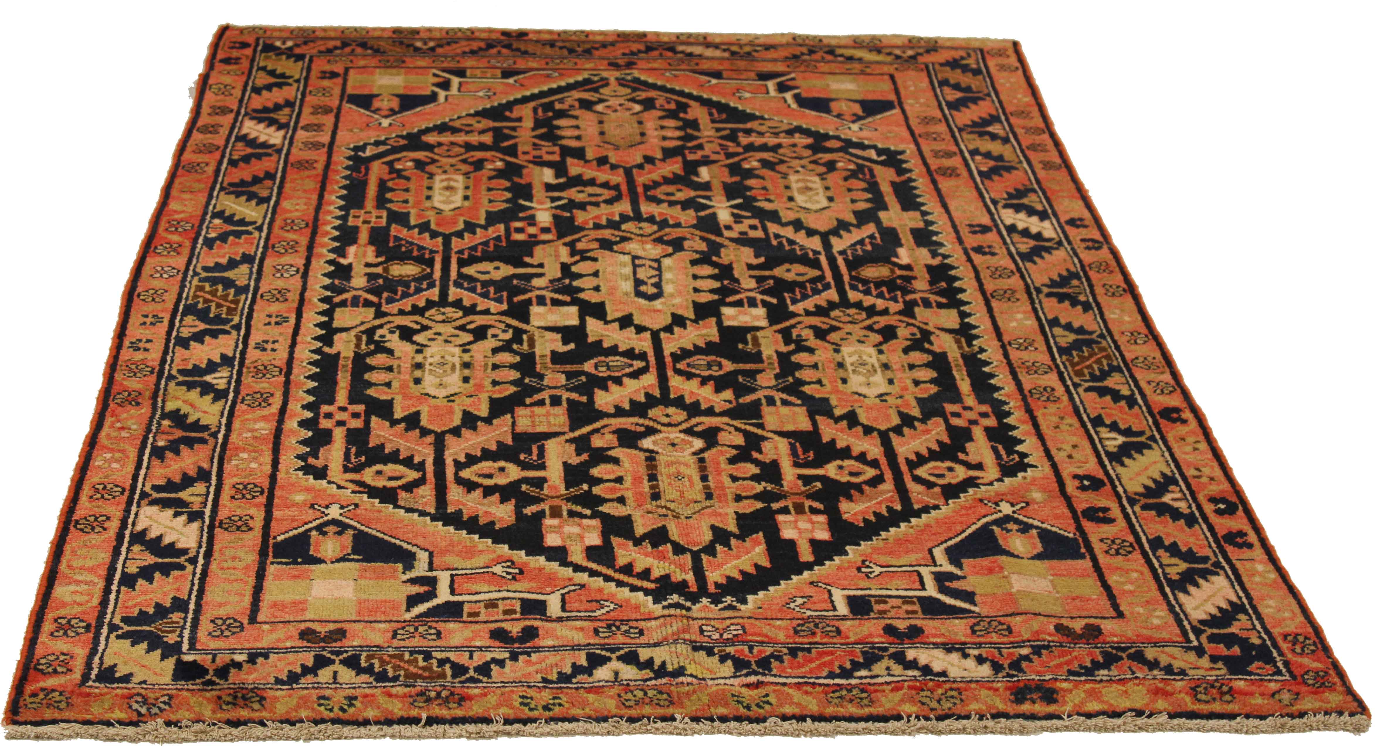 Thumbnail 13 for Antique Persian Hamadan Traditional Rug 10655