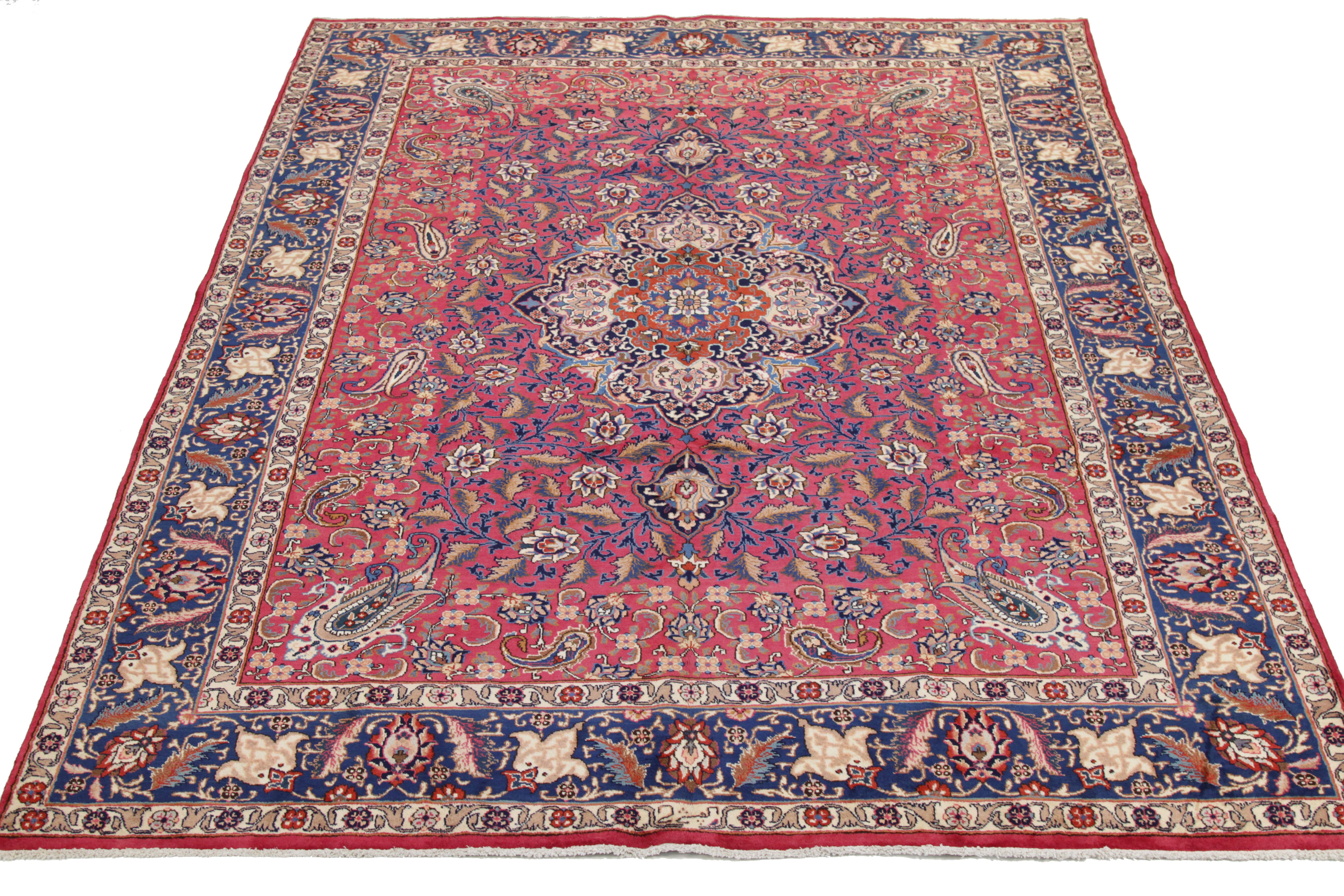 Thumbnail 7 for Antique Persian Mashad Traditional Rug 10681