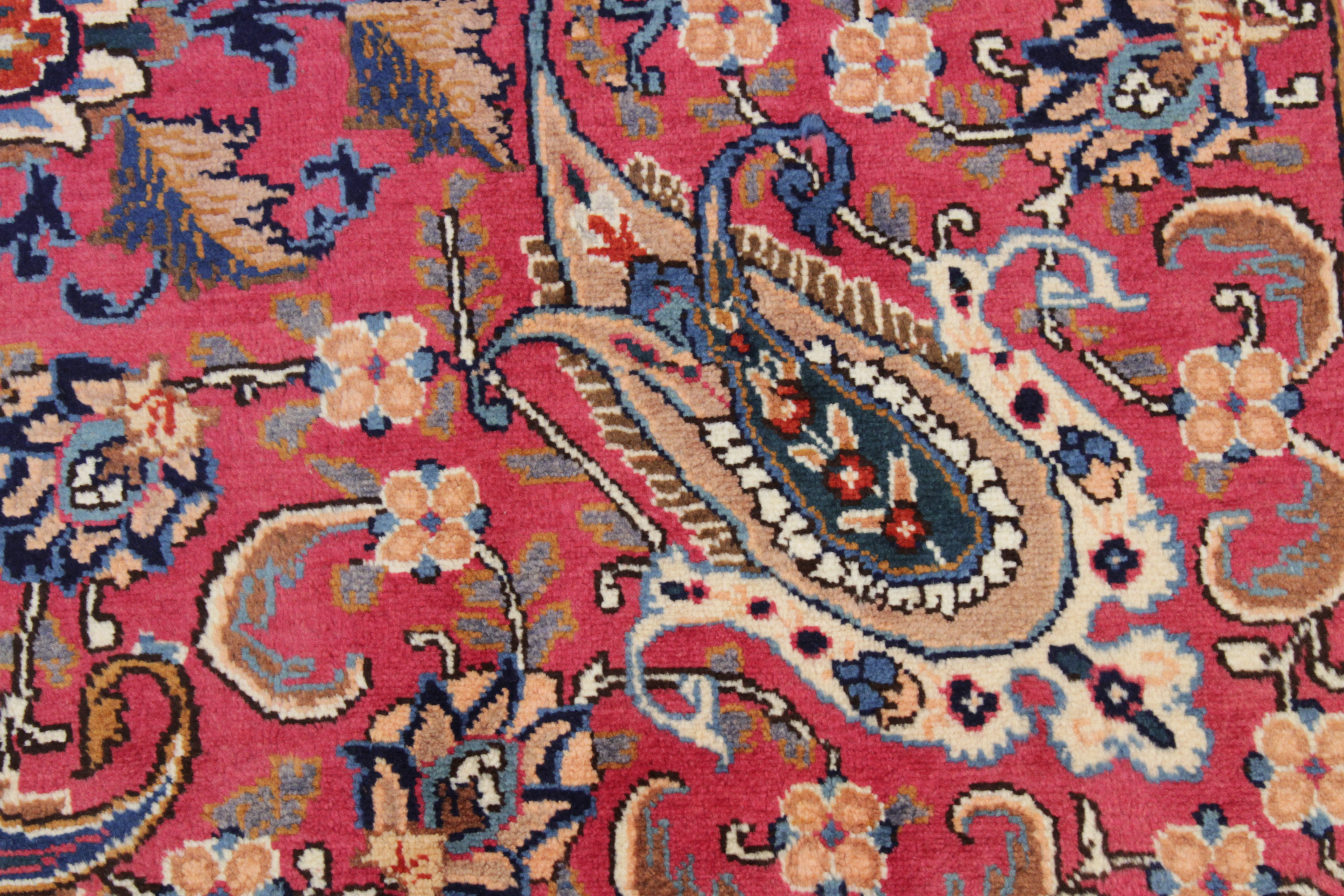 Thumbnail 5 for Antique Persian Mashad Traditional Rug 10681