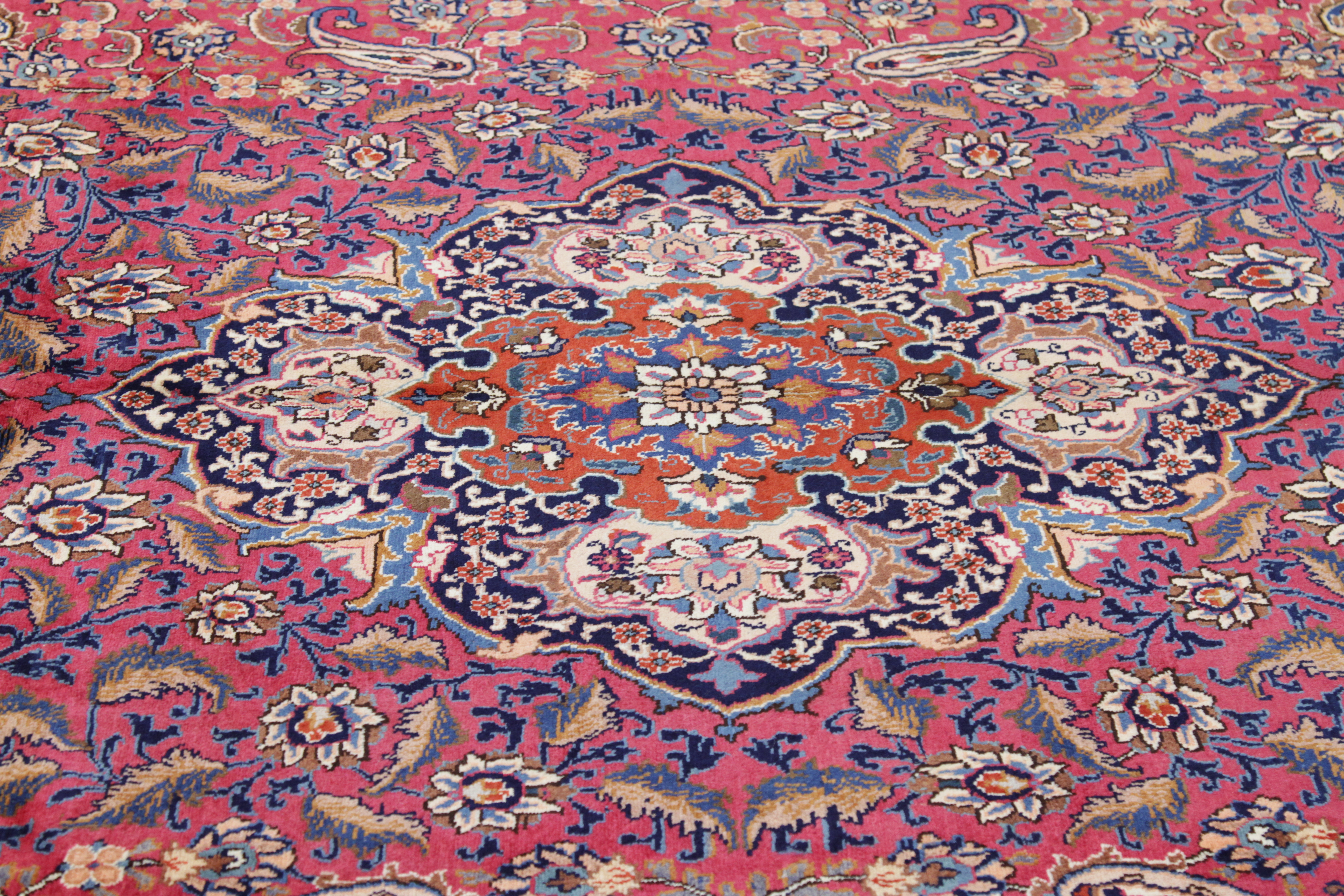 Thumbnail 2 for Antique Persian Mashad Traditional Rug 10681