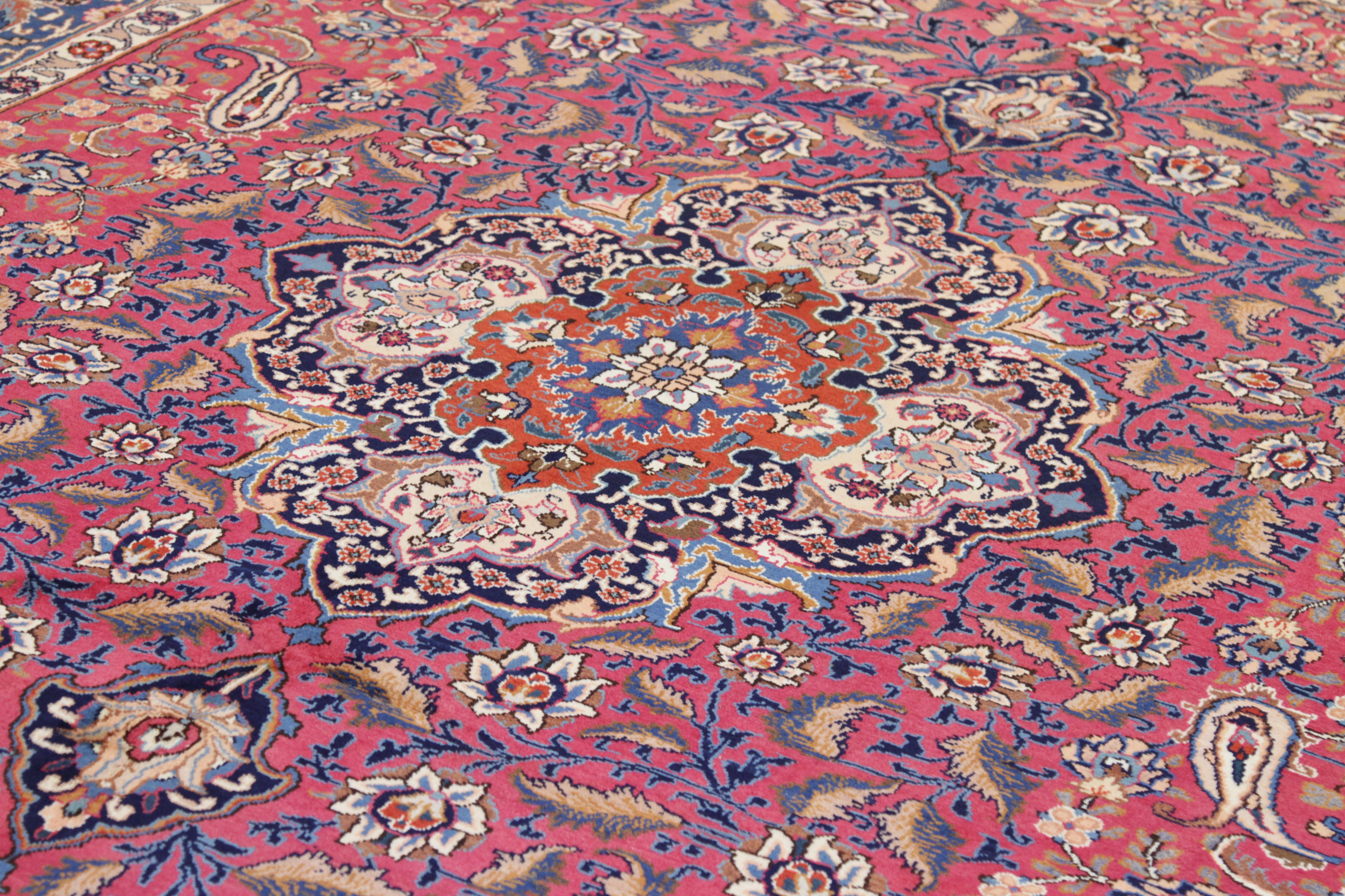 Thumbnail 8 for Antique Persian Mashad Traditional Rug 10681