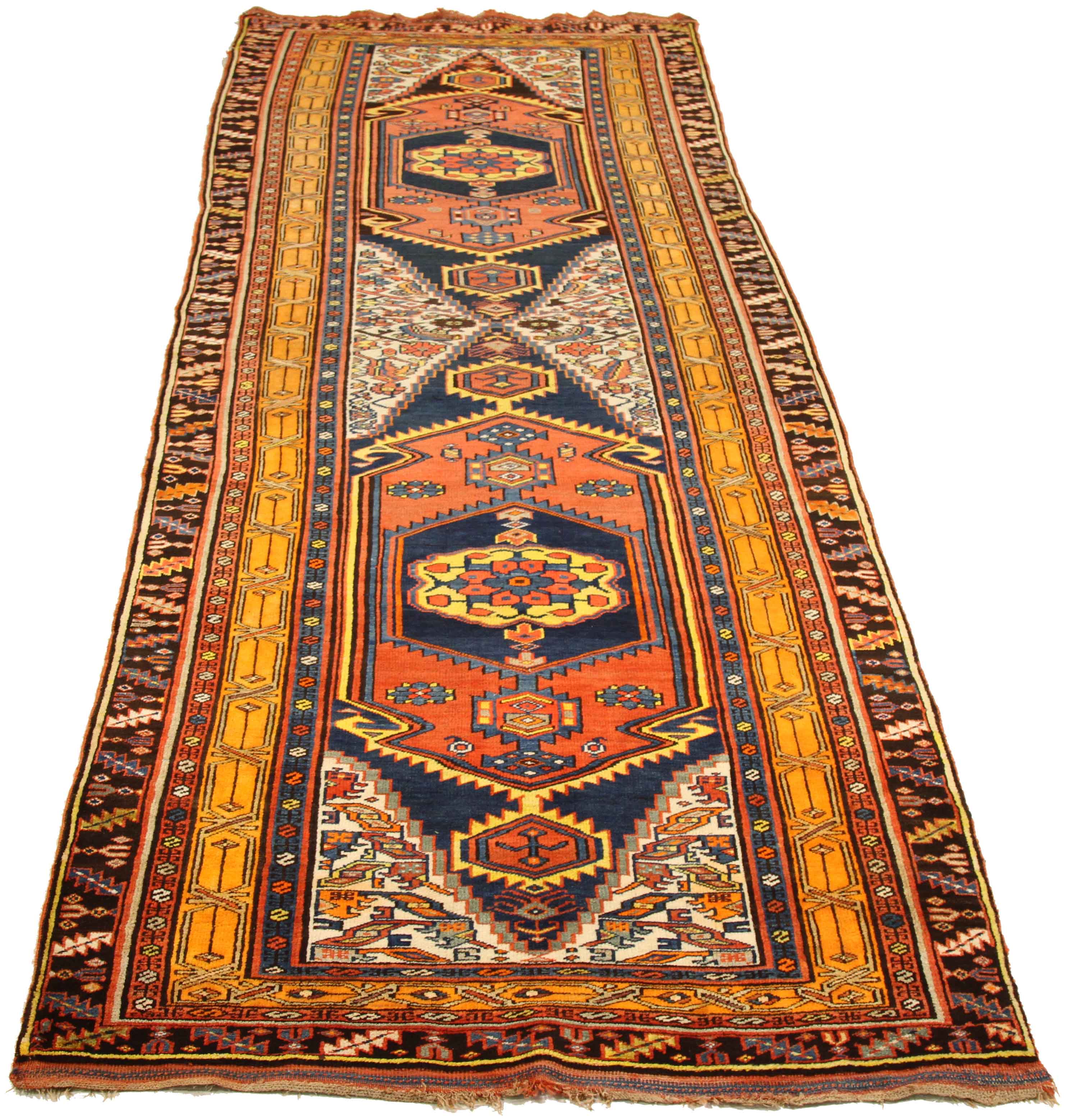 Thumbnail 9 for Antique Persian Bijar Traditional Rug 10659