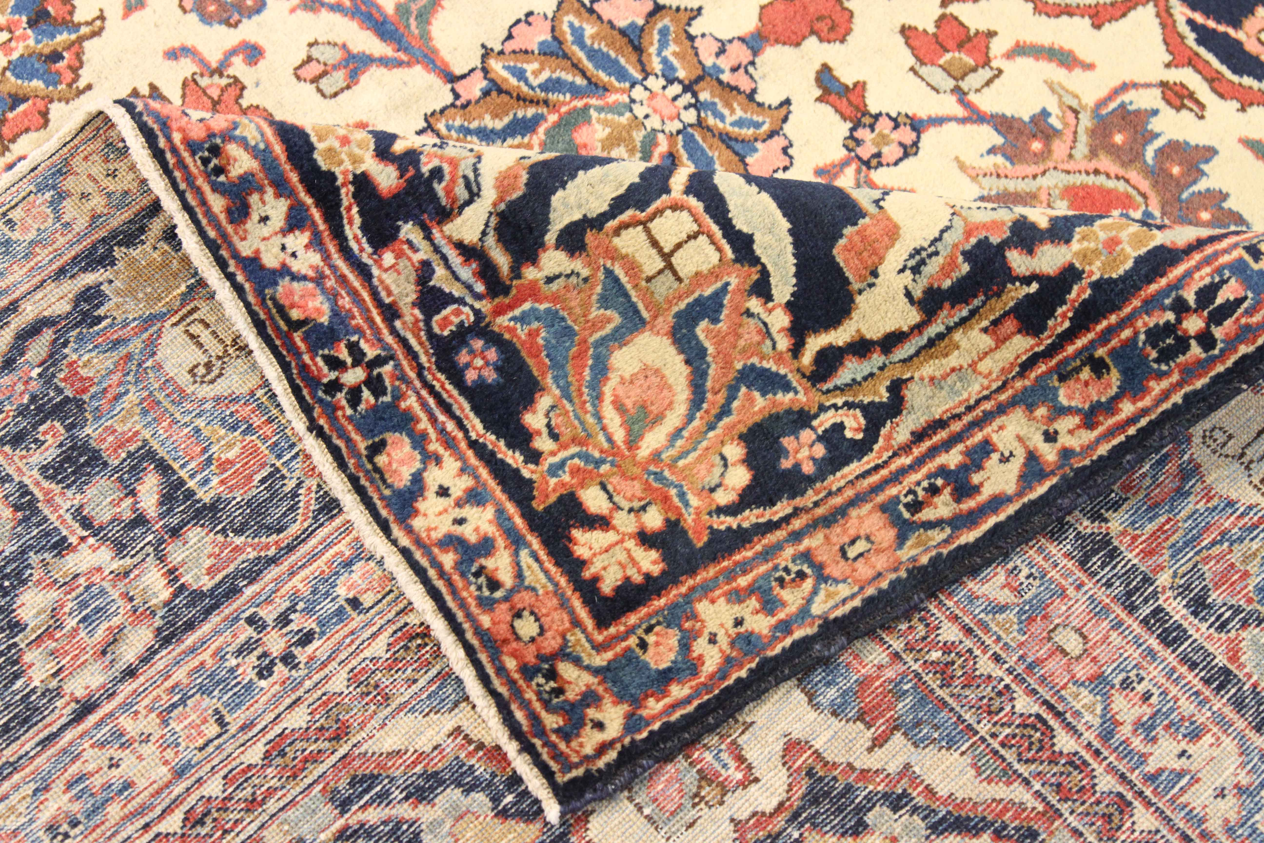 Thumbnail 3 for Antique Persian Tabriz Traditional Rug 10661